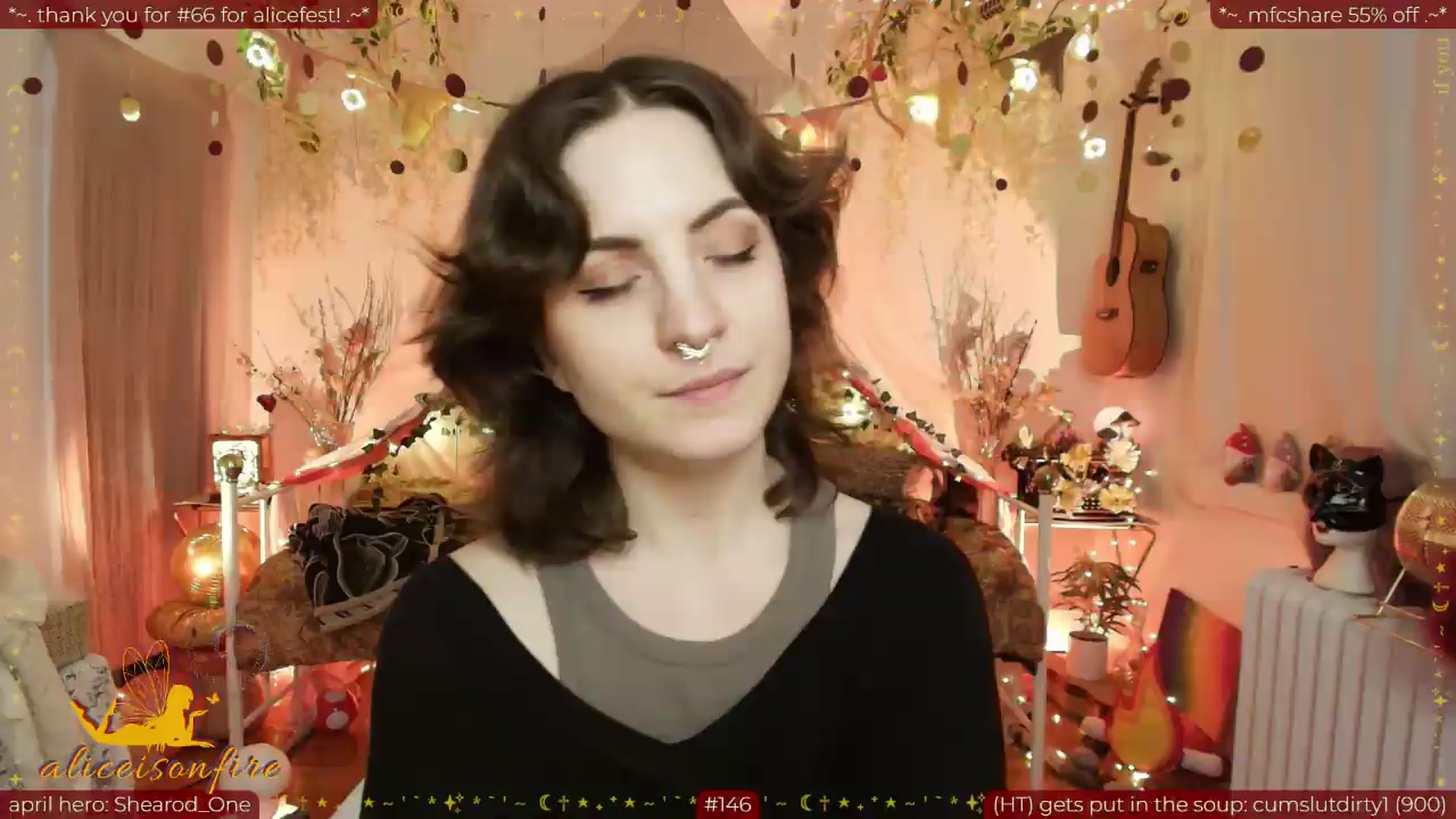Gallery image thumbnail from aliceisonfire's myfreecams stream on, 04/17/2026, 10:14 image 13 of 20