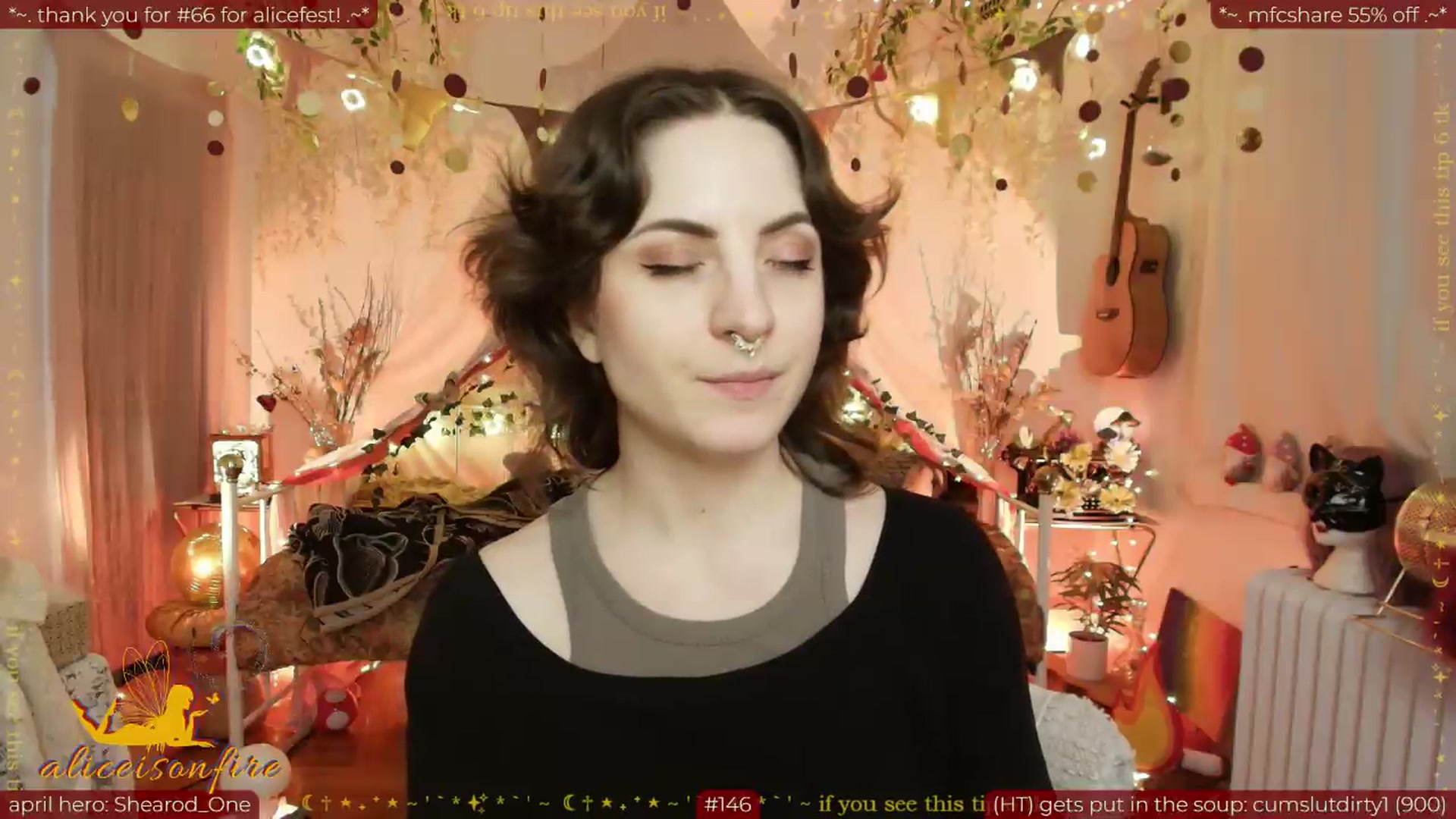 Gallery image thumbnail from aliceisonfire's myfreecams stream on, 04/17/2026, 10:14 image 17 of 20