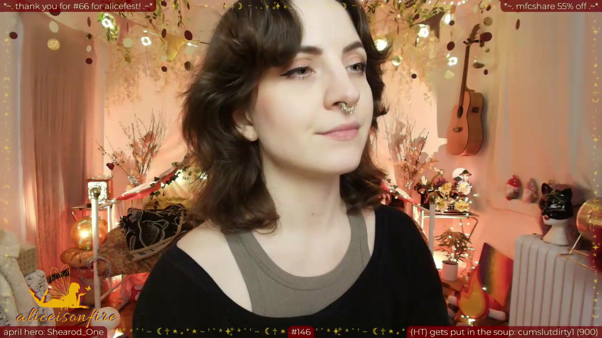 Gallery image thumbnail from aliceisonfire's myfreecams stream on, 04/17/2026, 10:14 image 14 of 20