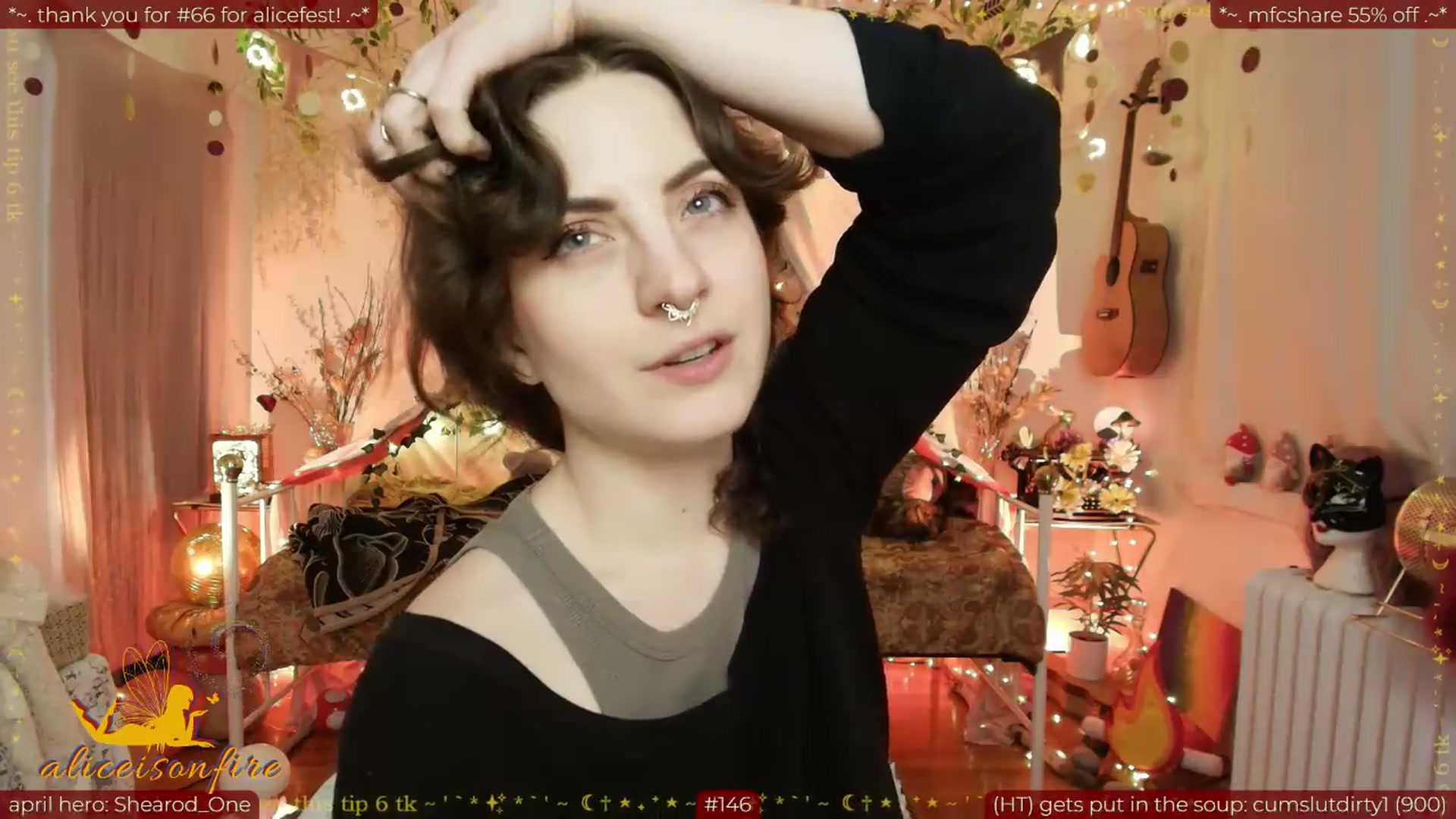 Gallery image thumbnail from aliceisonfire's myfreecams stream on, 04/17/2026, 10:14 image 6 of 20