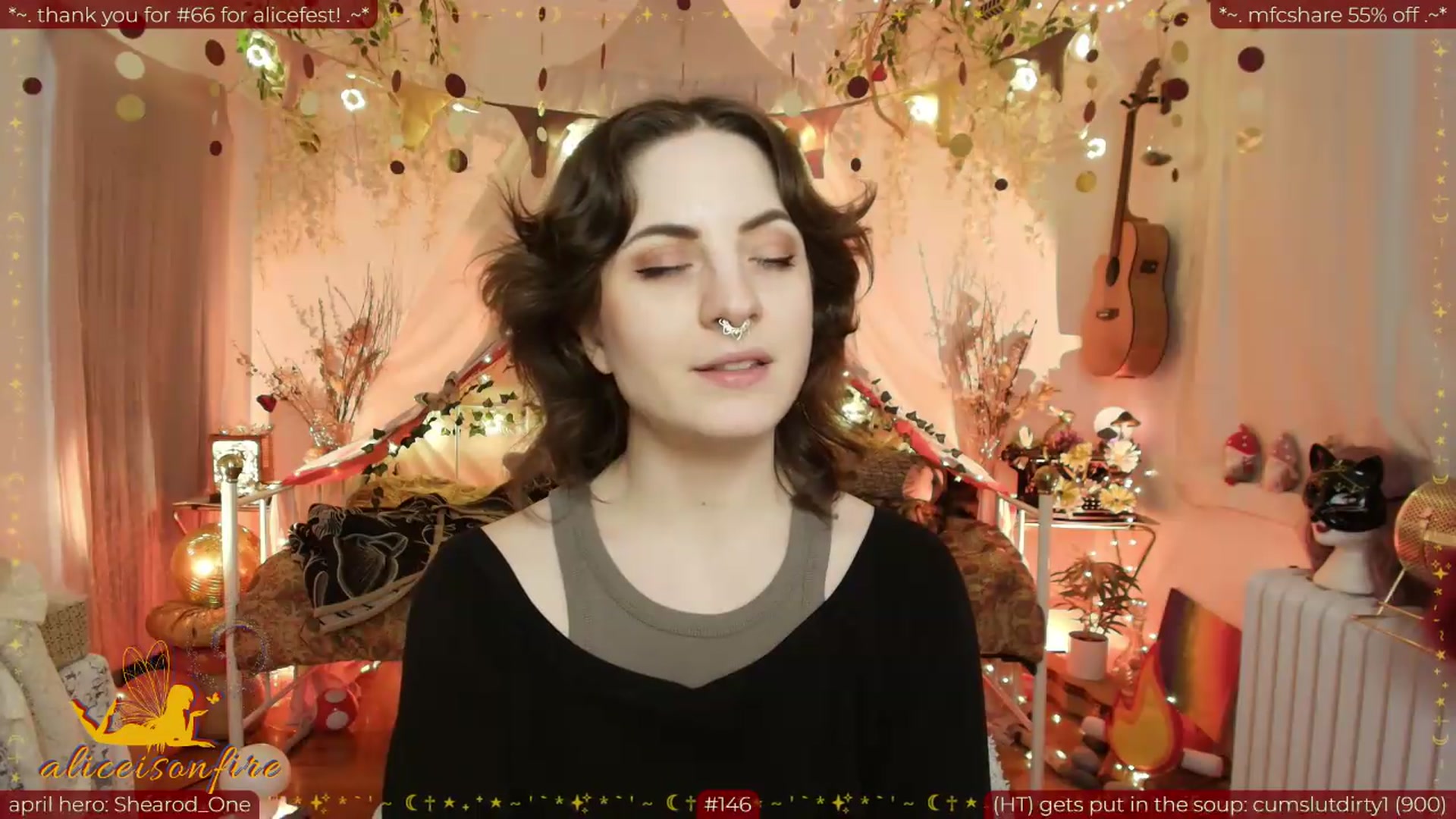 Gallery image thumbnail from aliceisonfire's myfreecams stream on, 04/17/2026, 10:14 image 18 of 20