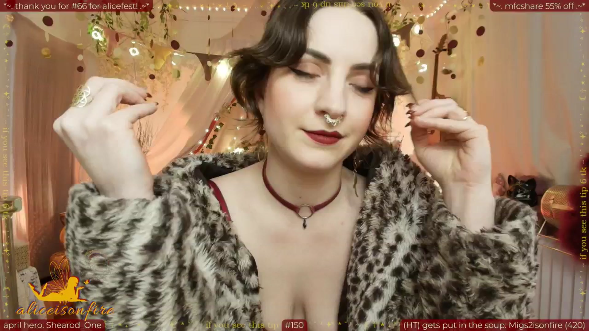 Gallery image thumbnail from aliceisonfire's myfreecams stream on, 04/18/2026, 09:26 image 3 of 20