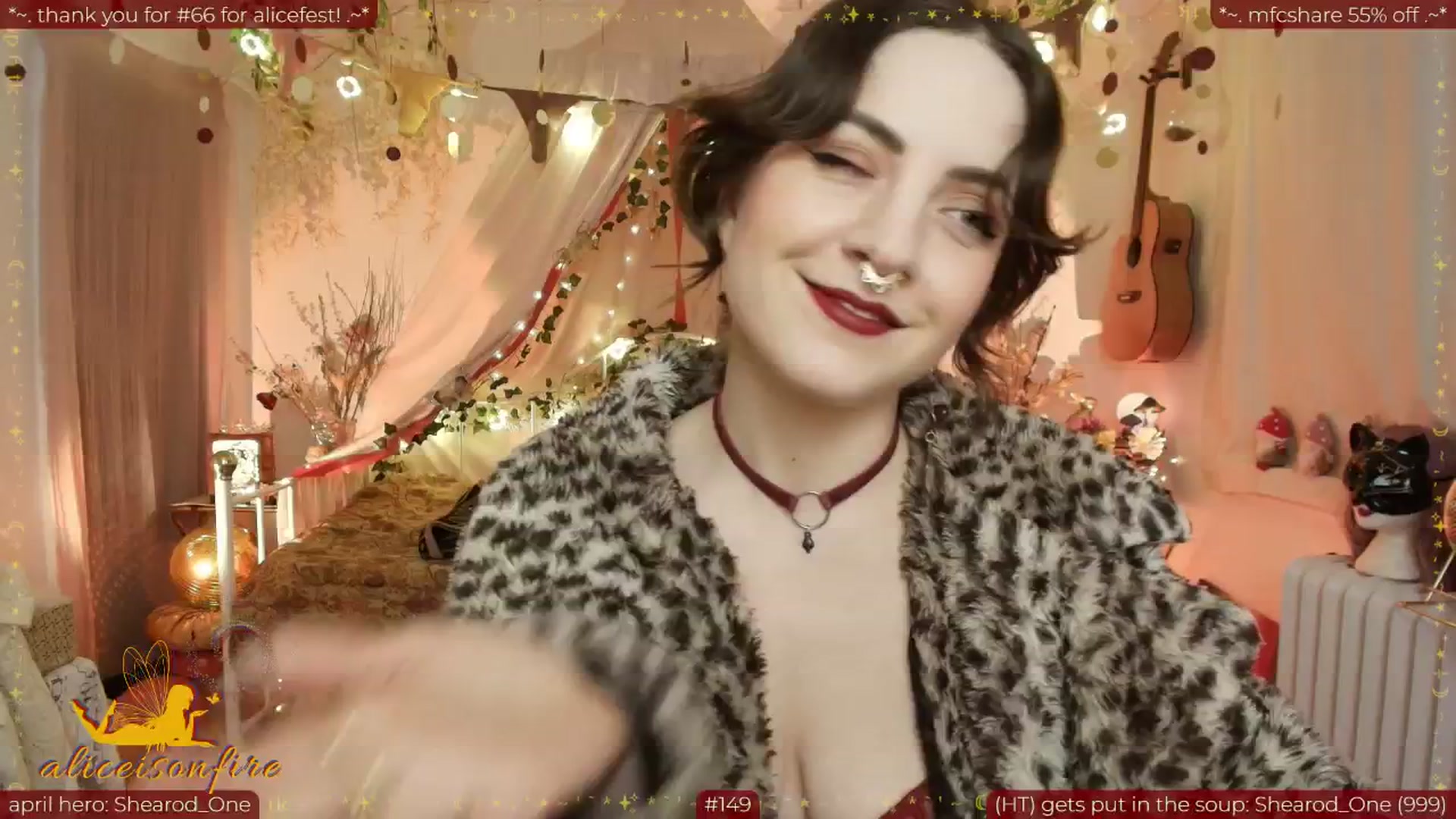 Gallery image thumbnail from aliceisonfire's myfreecams stream on, 04/18/2026, 09:26 image 5 of 20