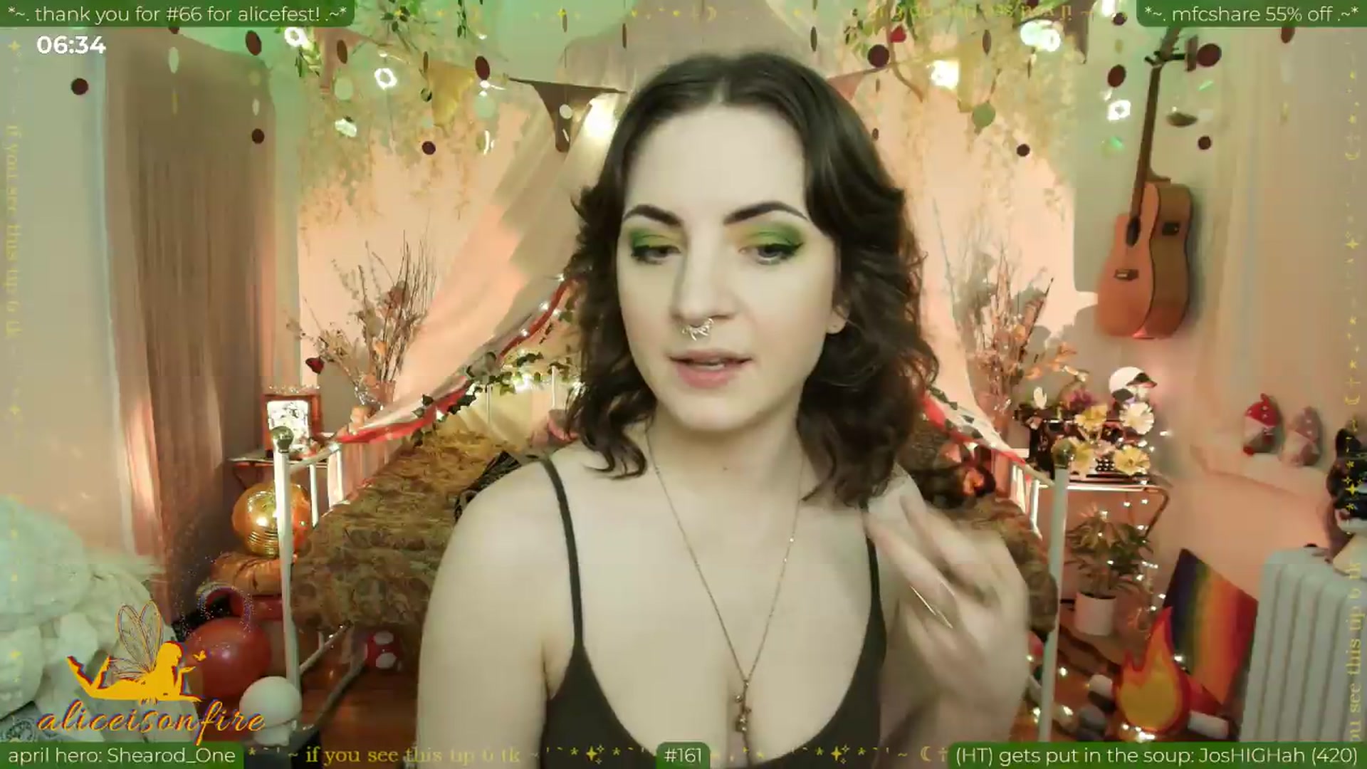 Gallery image thumbnail from aliceisonfire's myfreecams stream on, 04/21/2026, 24:03 image 2 of 20