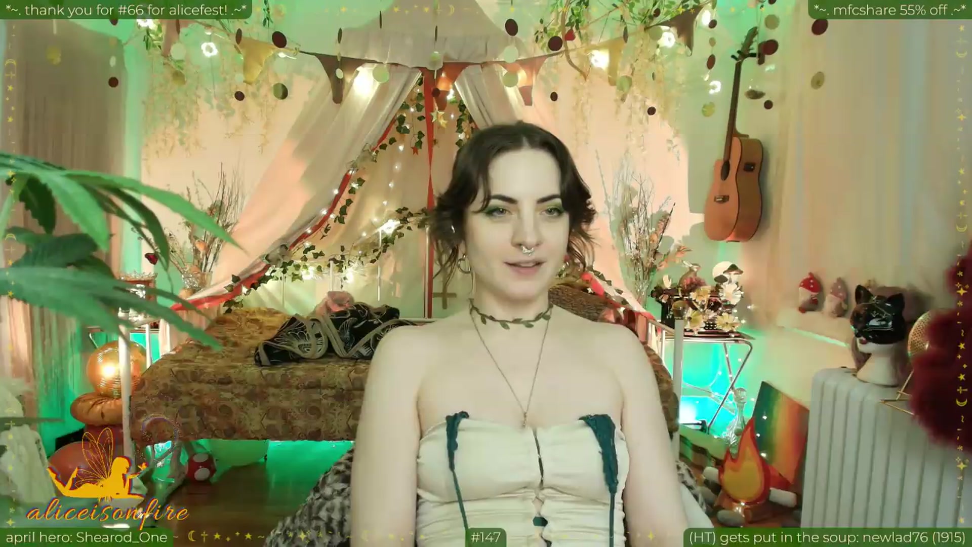 Gallery image thumbnail from aliceisonfire's myfreecams stream on, 04/21/2026, 04:05 image 14 of 20