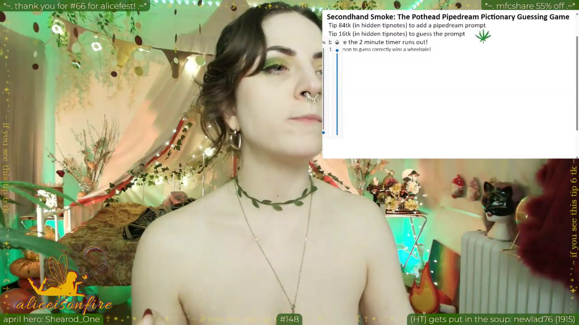 Gallery image thumbnail from aliceisonfire's myfreecams stream on, 04/21/2026, 08:07 image 11 of 20