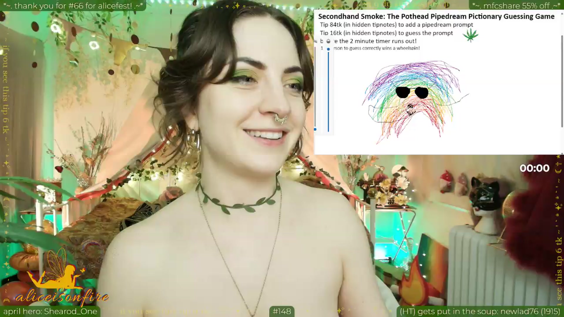 Gallery image thumbnail from aliceisonfire's myfreecams stream on, 04/21/2026, 08:07 image 10 of 20