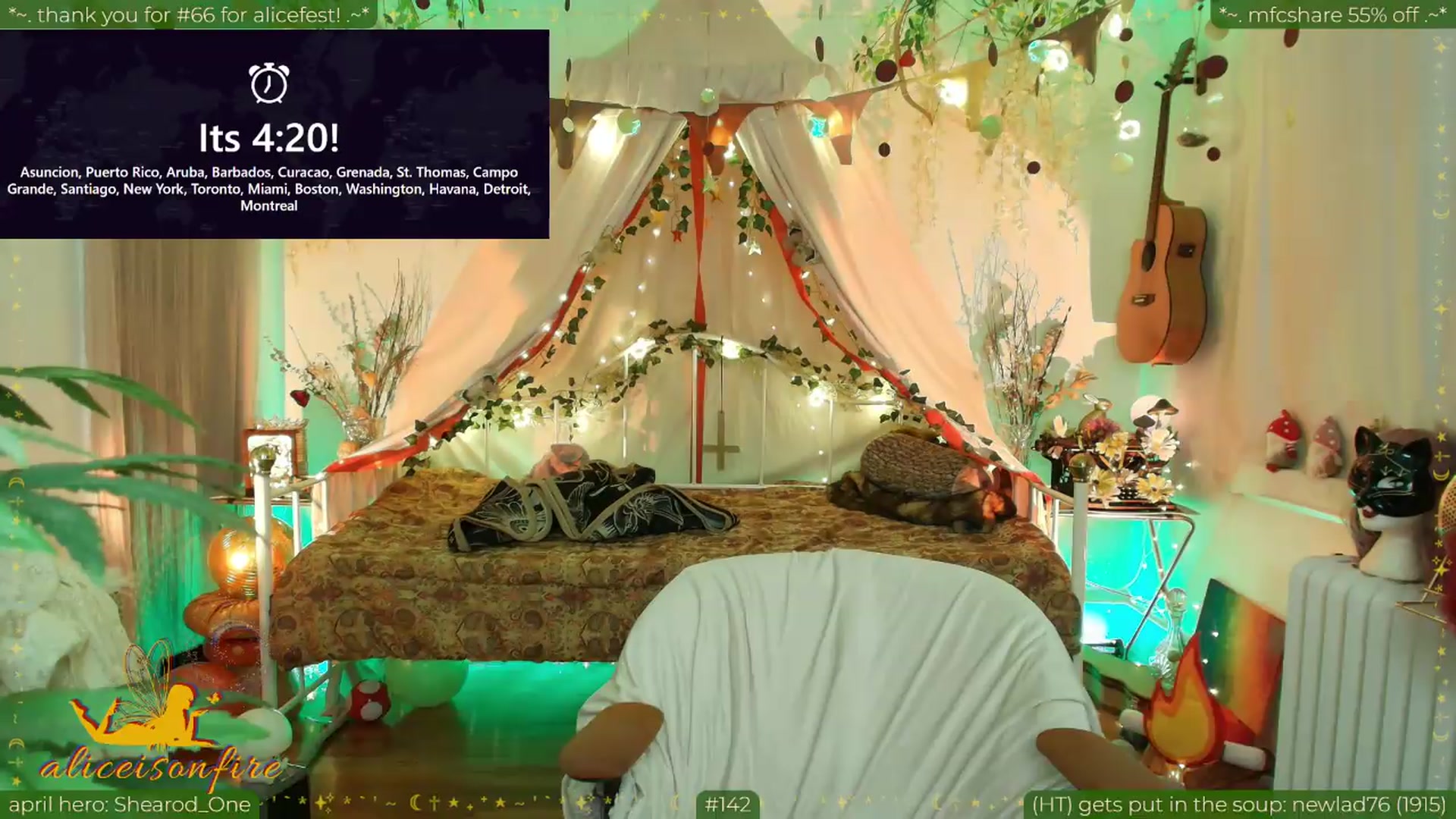 Gallery image thumbnail from aliceisonfire's myfreecams stream on, 04/21/2026, 11:42 image 2 of 20