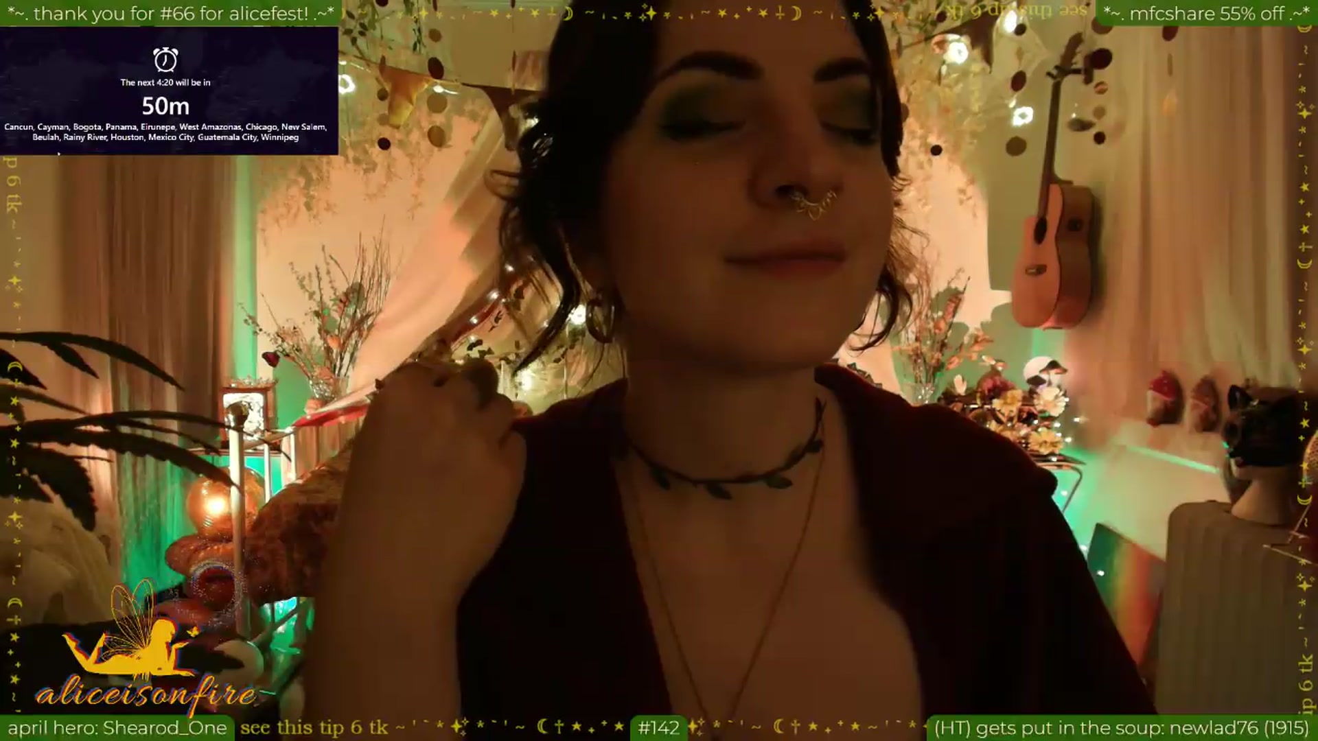 Gallery image thumbnail from aliceisonfire's myfreecams stream on, 04/21/2026, 11:42 image 3 of 20