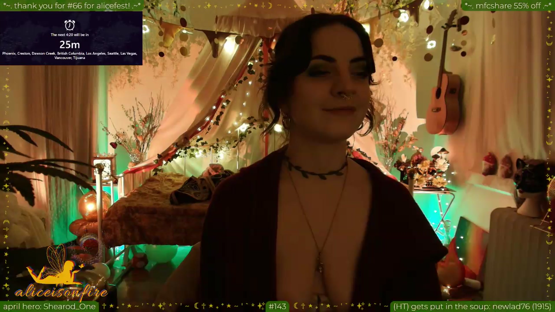 Gallery image thumbnail from aliceisonfire's myfreecams stream on, 04/21/2026, 11:42 image 17 of 20