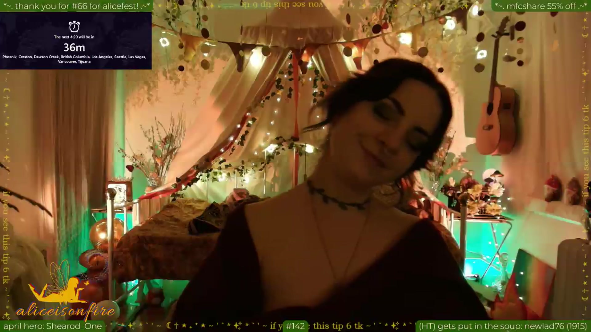 Gallery image thumbnail from aliceisonfire's myfreecams stream on, 04/21/2026, 11:42 image 16 of 20