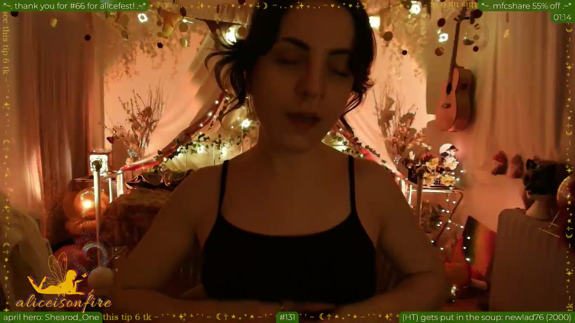 Gallery image thumbnail from aliceisonfire's myfreecams stream on, 04/23/2026, 10:53 image 20 of 20