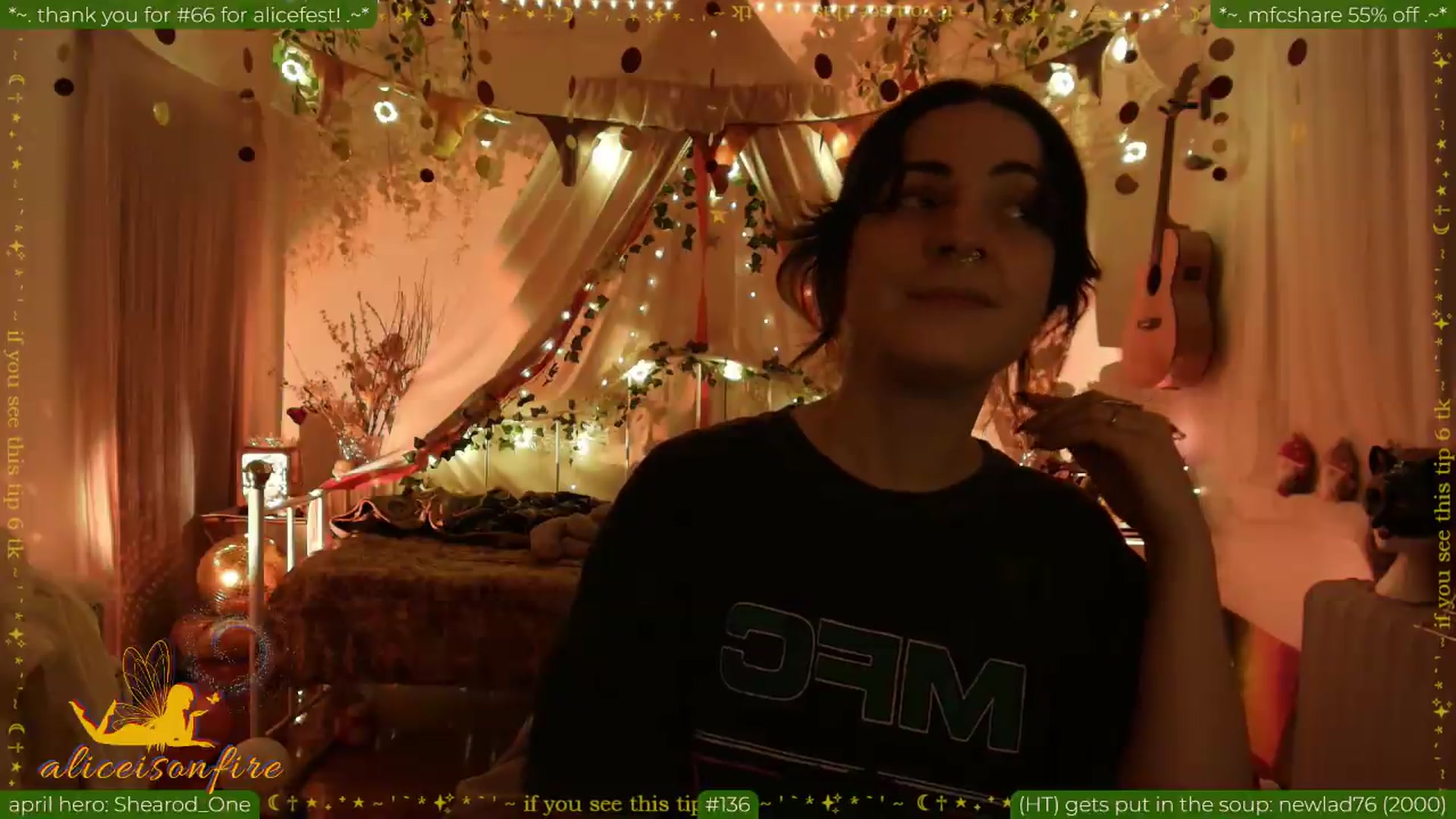 Gallery image thumbnail from aliceisonfire's myfreecams stream on, 04/23/2026, 10:53 image 8 of 20
