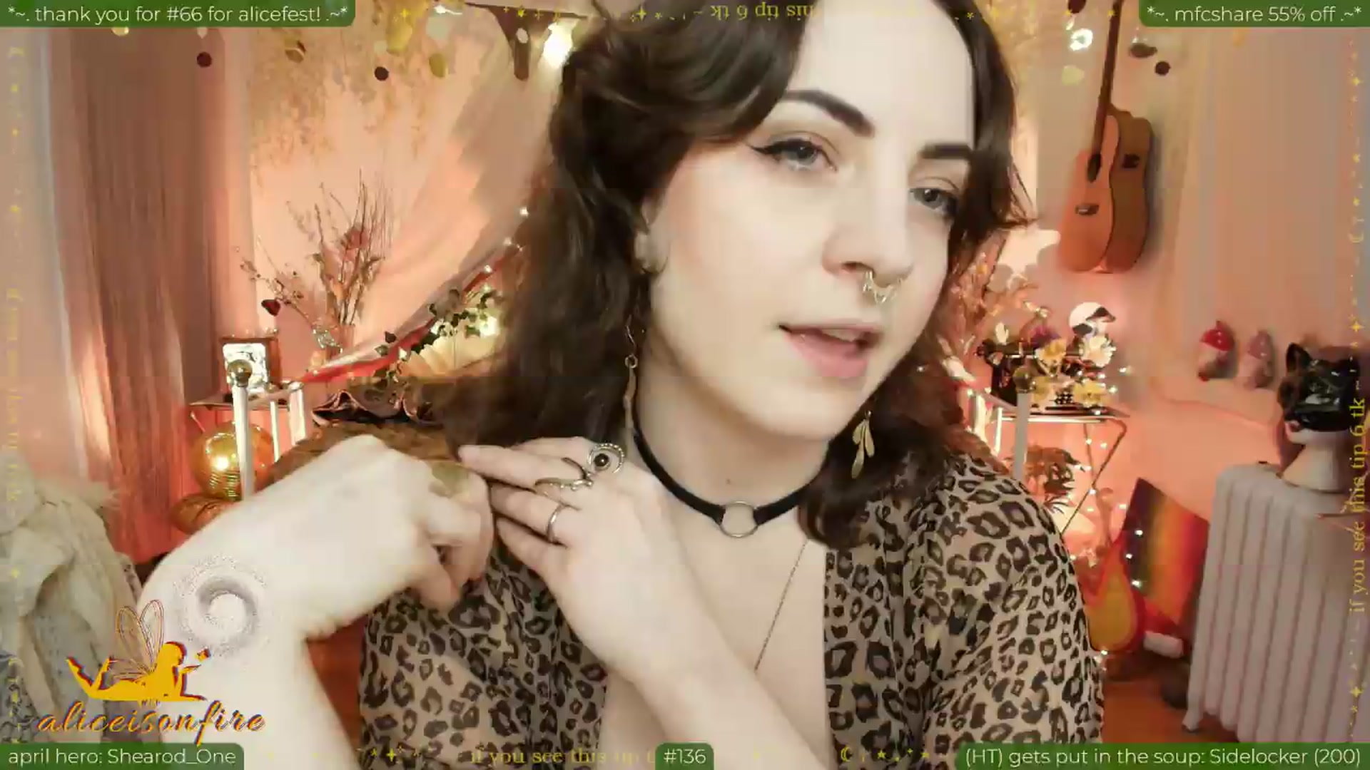 Gallery image thumbnail from aliceisonfire's myfreecams stream on, 04/24/2026, 07:12 image 20 of 20