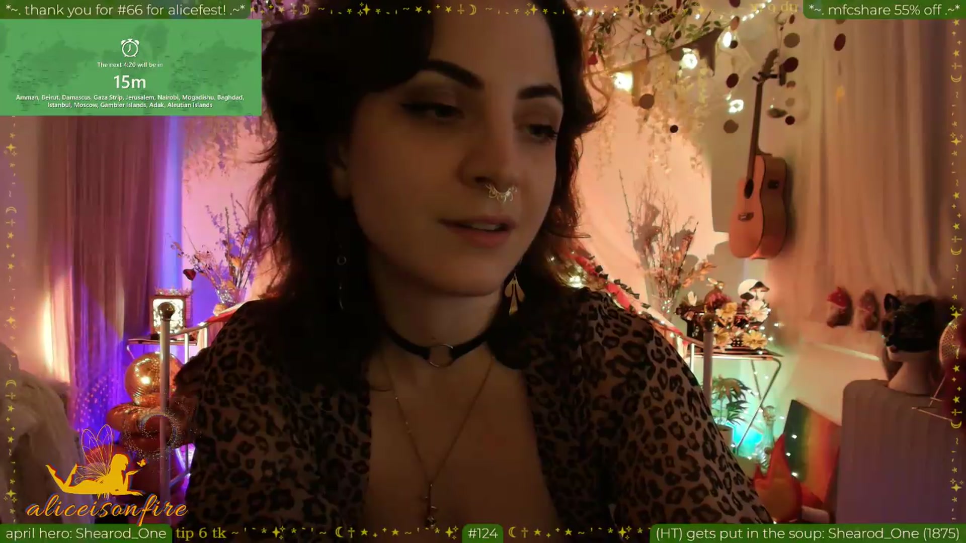 Gallery image thumbnail from aliceisonfire's myfreecams stream on, 04/24/2026, 15:00 image 11 of 20
