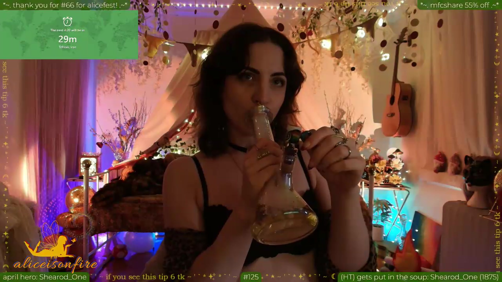 Gallery image thumbnail from aliceisonfire's myfreecams stream on, 04/24/2026, 15:00 image 7 of 20