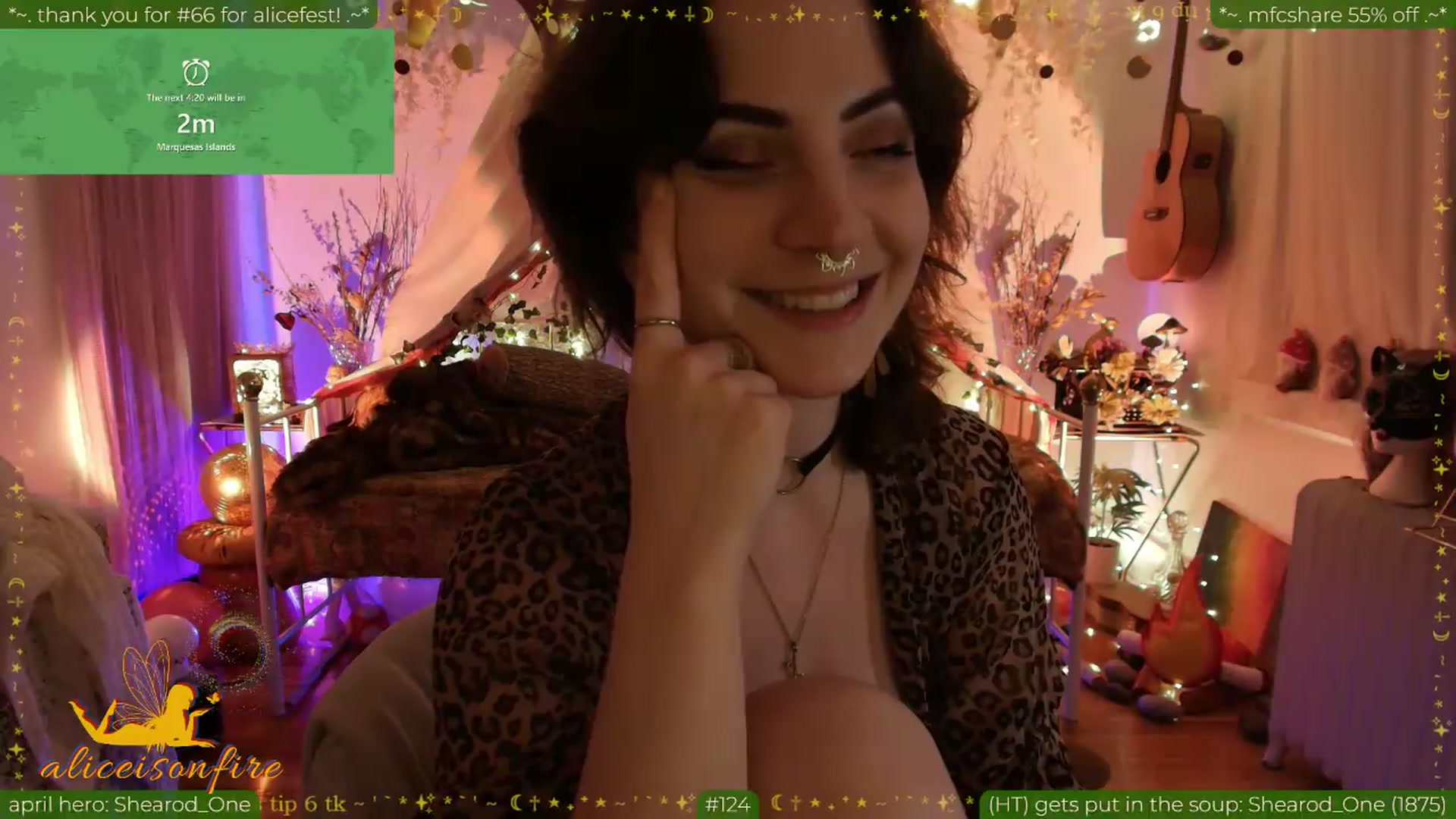 Gallery image thumbnail from aliceisonfire's myfreecams stream on, 04/24/2026, 15:00 image 15 of 20