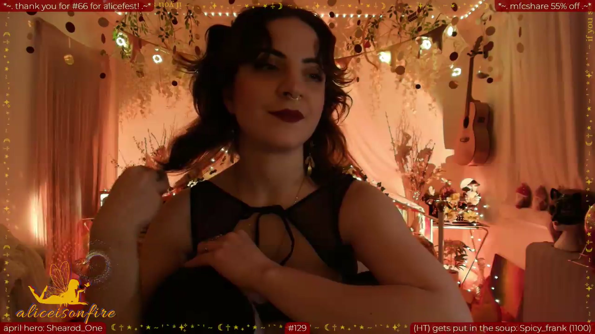 Gallery image thumbnail from aliceisonfire's myfreecams stream on, 04/25/2026, 11:04 image 16 of 20