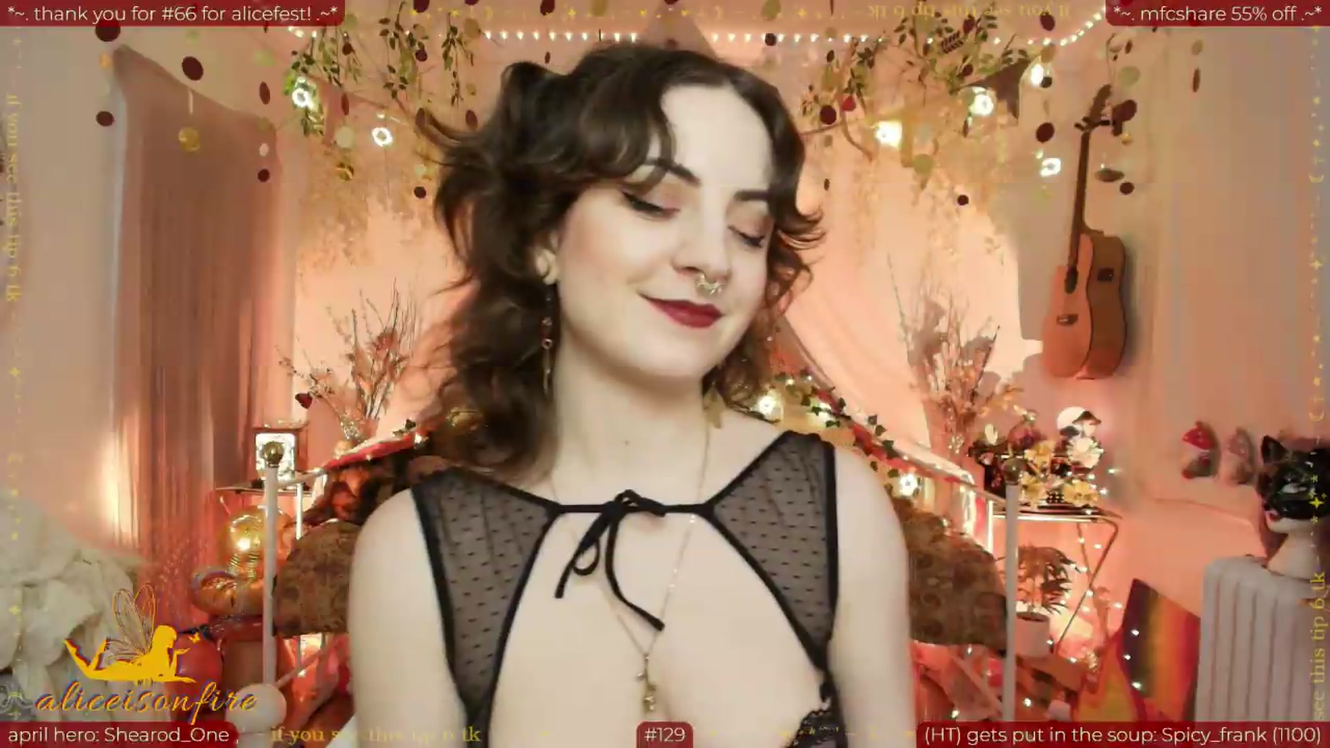 Gallery image thumbnail from aliceisonfire's myfreecams stream on, 04/25/2026, 11:04 image 12 of 20