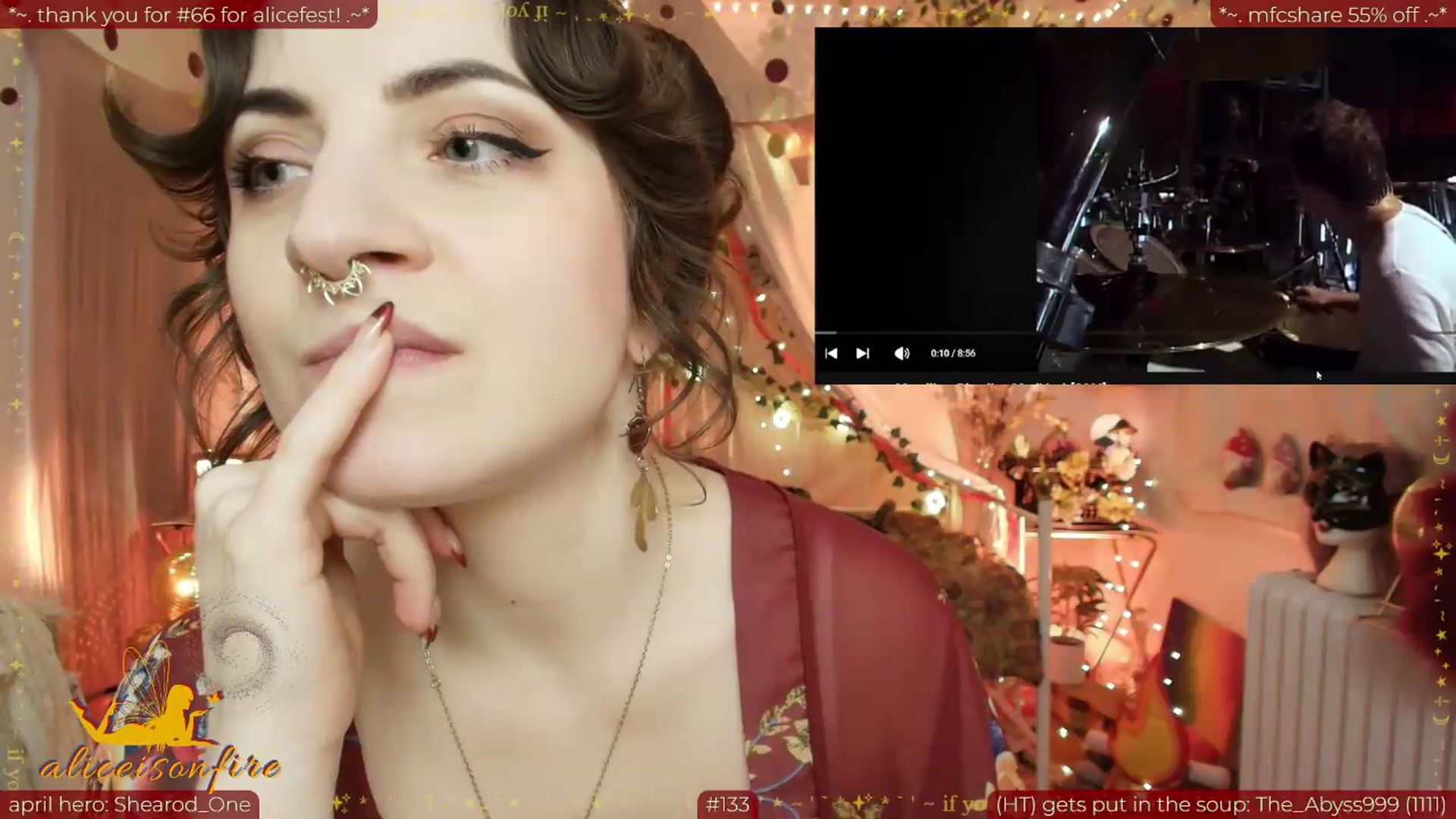 Gallery image thumbnail from aliceisonfire's myfreecams stream on, 04/28/2026, 10:01 image 17 of 20