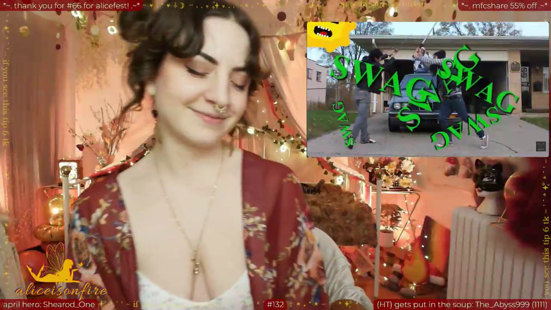 Gallery image thumbnail from aliceisonfire's myfreecams stream on, 04/28/2026, 10:01 image 7 of 20