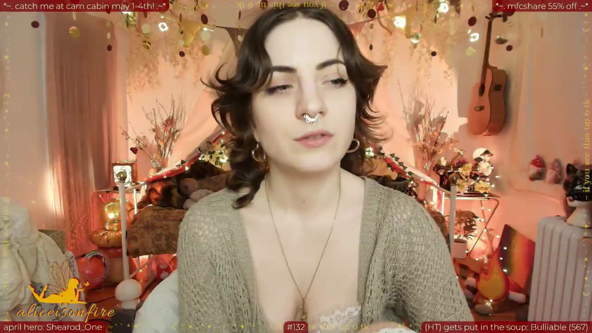 Gallery image thumbnail from aliceisonfire's myfreecams stream on, 04/29/2026, 11:13 image 18 of 20