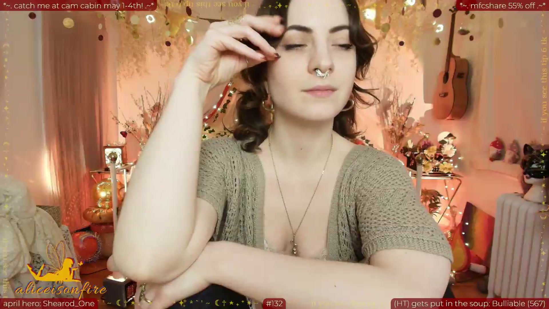Gallery image thumbnail from aliceisonfire's myfreecams stream on, 04/29/2026, 11:13 image 20 of 20