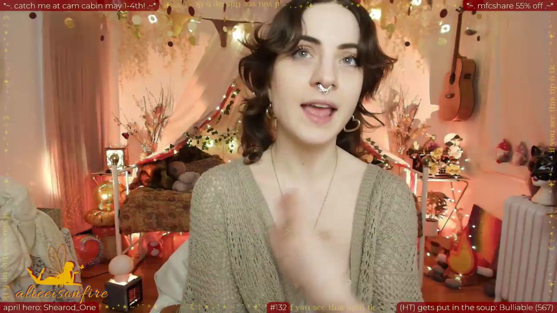 Gallery image thumbnail from aliceisonfire's myfreecams stream on, 04/29/2026, 11:13 image 19 of 20