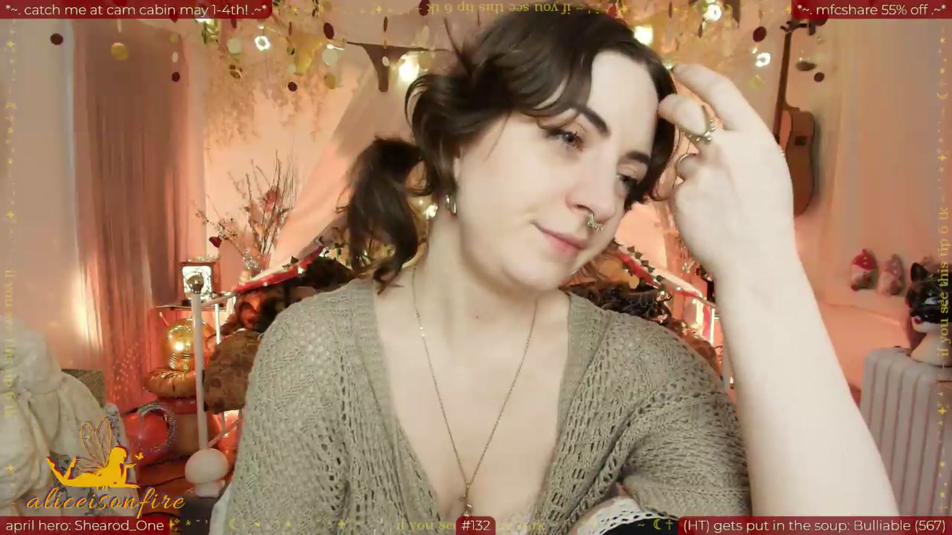 Gallery image thumbnail from aliceisonfire's myfreecams stream on, 04/29/2026, 11:13 image 17 of 20