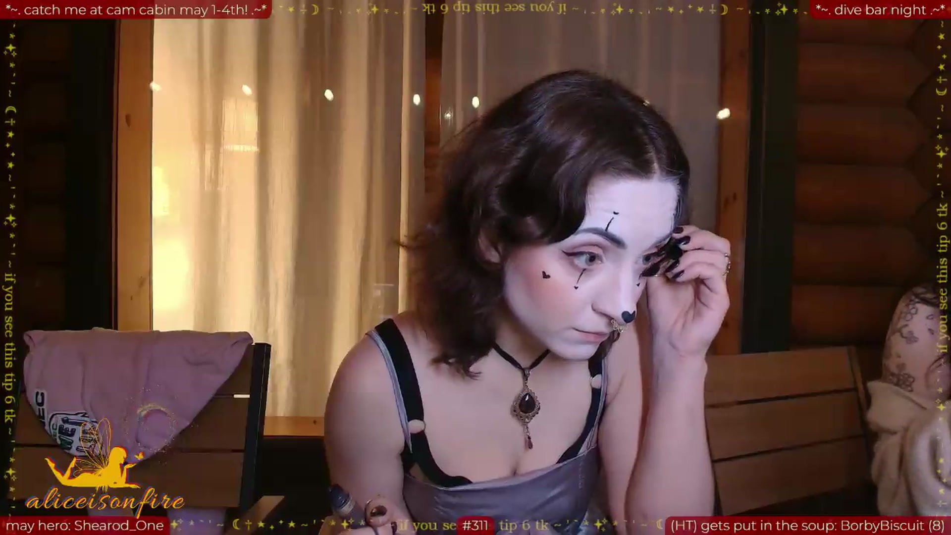 Gallery image thumbnail from aliceisonfire's myfreecams stream on, 05/04/2026, 03:50 image 7 of 20