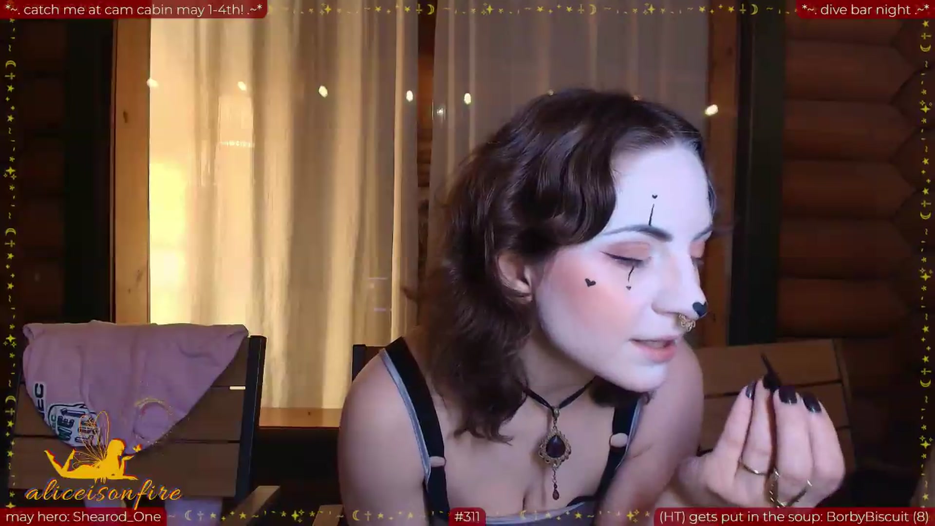 Gallery image thumbnail from aliceisonfire's myfreecams stream on, 05/04/2026, 03:50 image 5 of 20