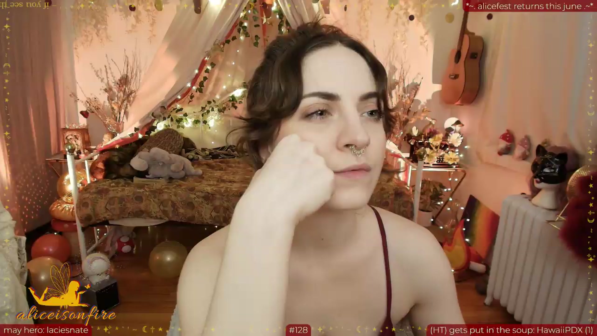Gallery image thumbnail from aliceisonfire's myfreecams stream on, 05/14/2026, 11:07 image 4 of 20