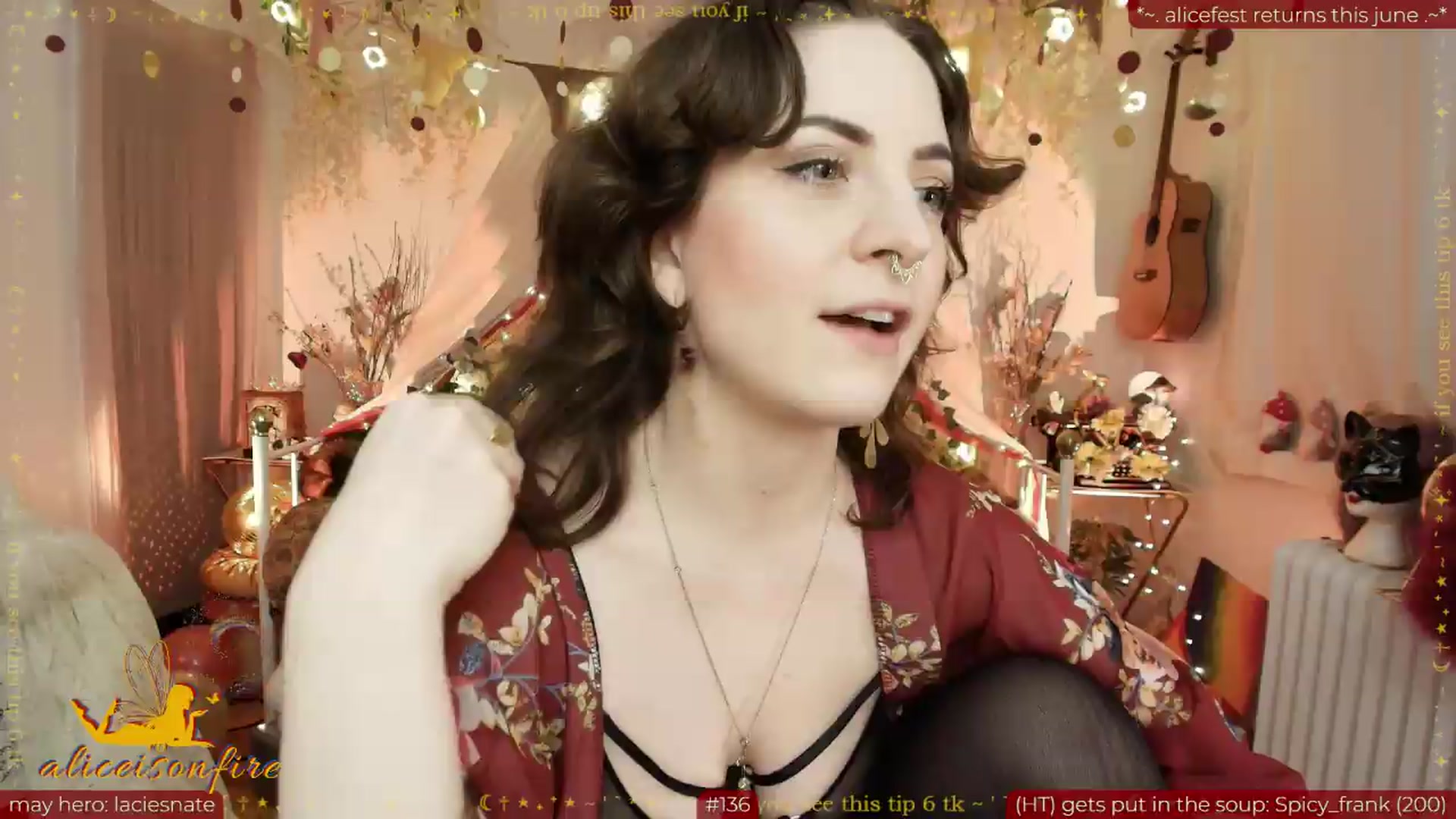 Gallery image thumbnail from aliceisonfire's myfreecams stream on, 05/15/2026, 10:37 image 2 of 20