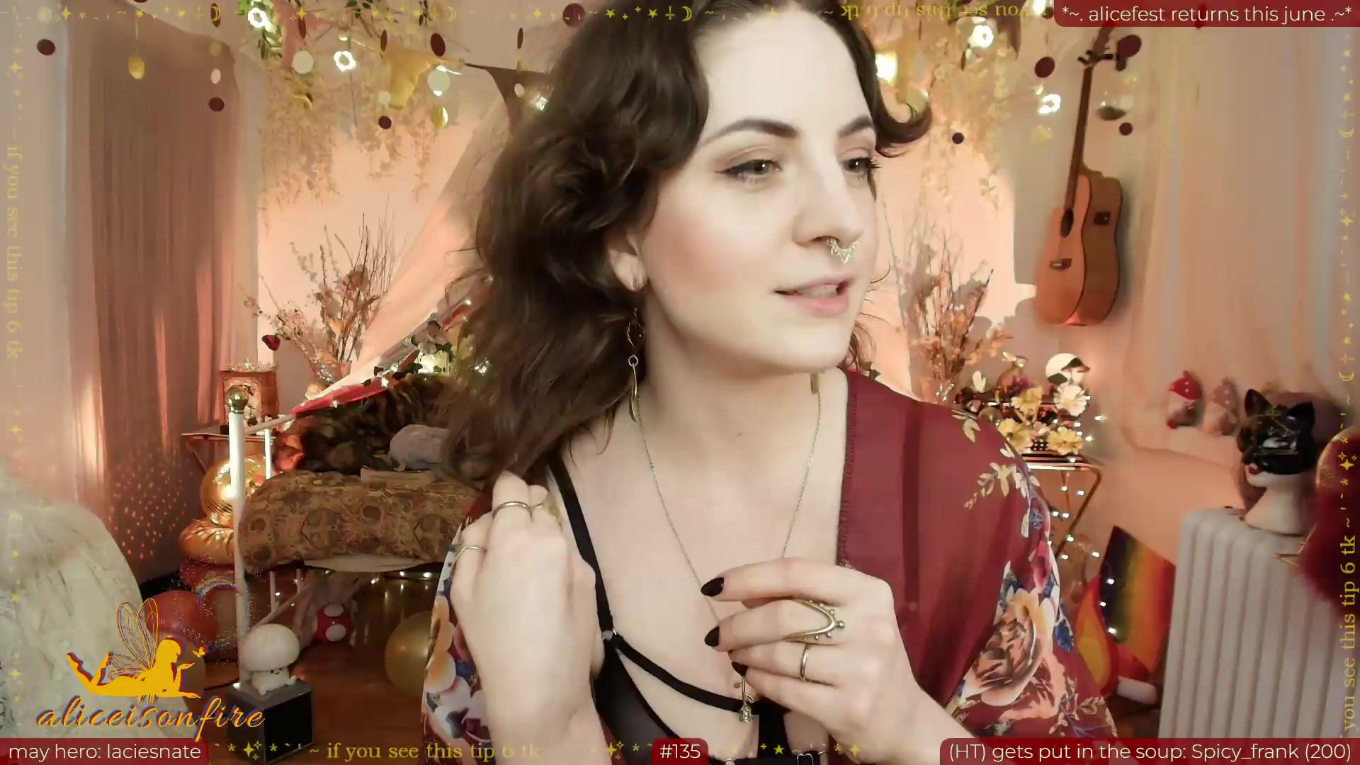 Gallery image thumbnail from aliceisonfire's myfreecams stream on, 05/15/2026, 10:37 image 5 of 20