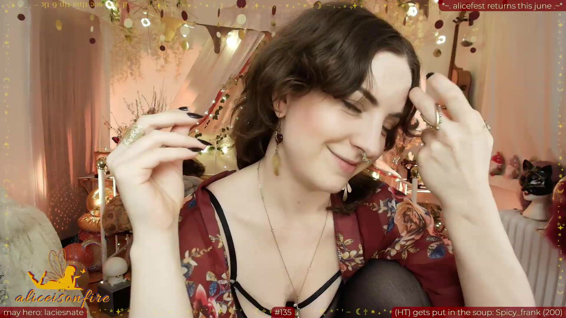 Gallery image thumbnail from aliceisonfire's myfreecams stream on, 05/15/2026, 10:37 image 3 of 20