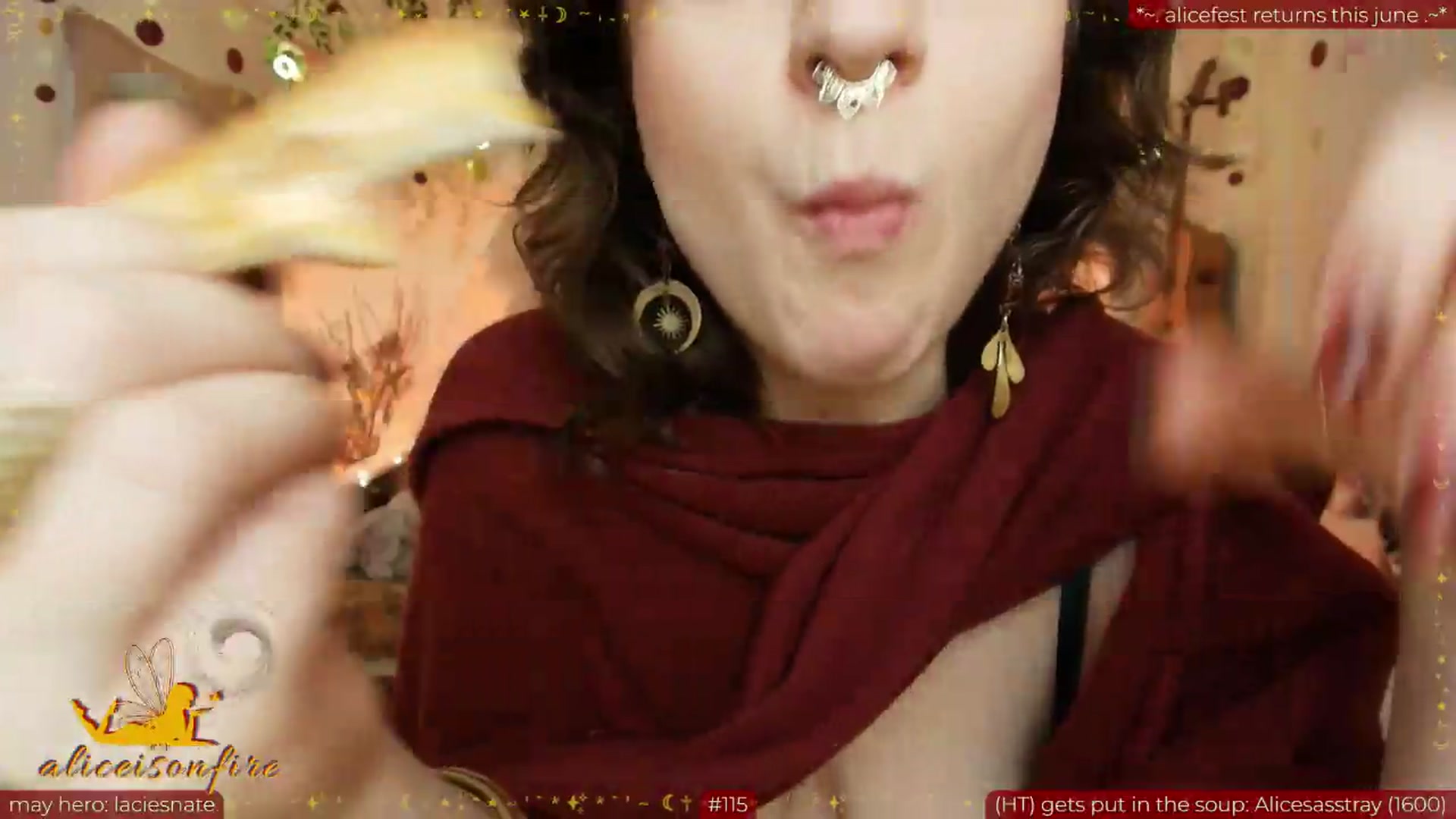 Gallery image thumbnail from aliceisonfire's myfreecams stream on, 05/16/2026, 13:40 image 17 of 20