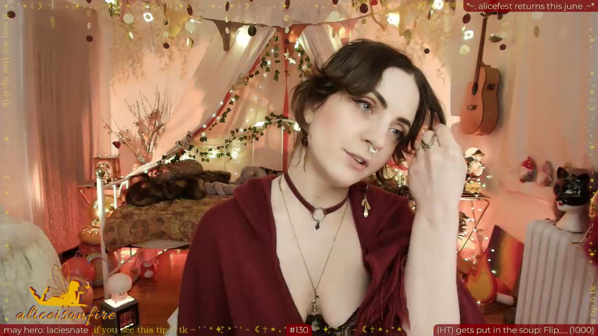 Gallery image thumbnail from aliceisonfire's myfreecams stream on, 05/19/2026, 09:47 image 15 of 20