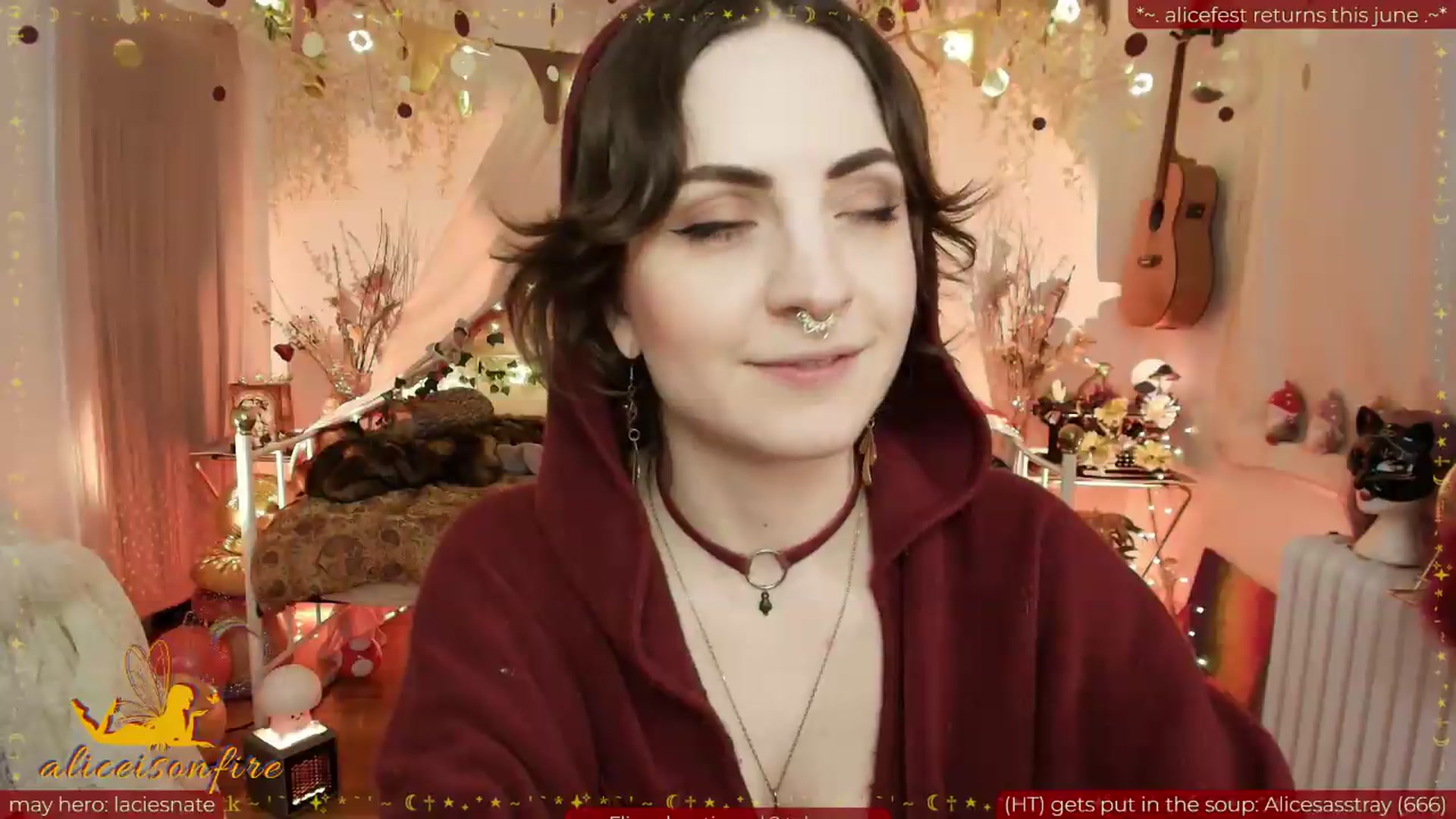 Gallery image thumbnail from aliceisonfire's myfreecams stream on, 05/19/2026, 09:47 image 14 of 20