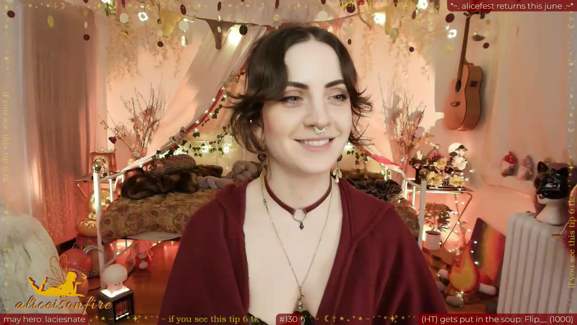 Gallery image thumbnail from aliceisonfire's myfreecams stream on, 05/19/2026, 09:47 image 16 of 20