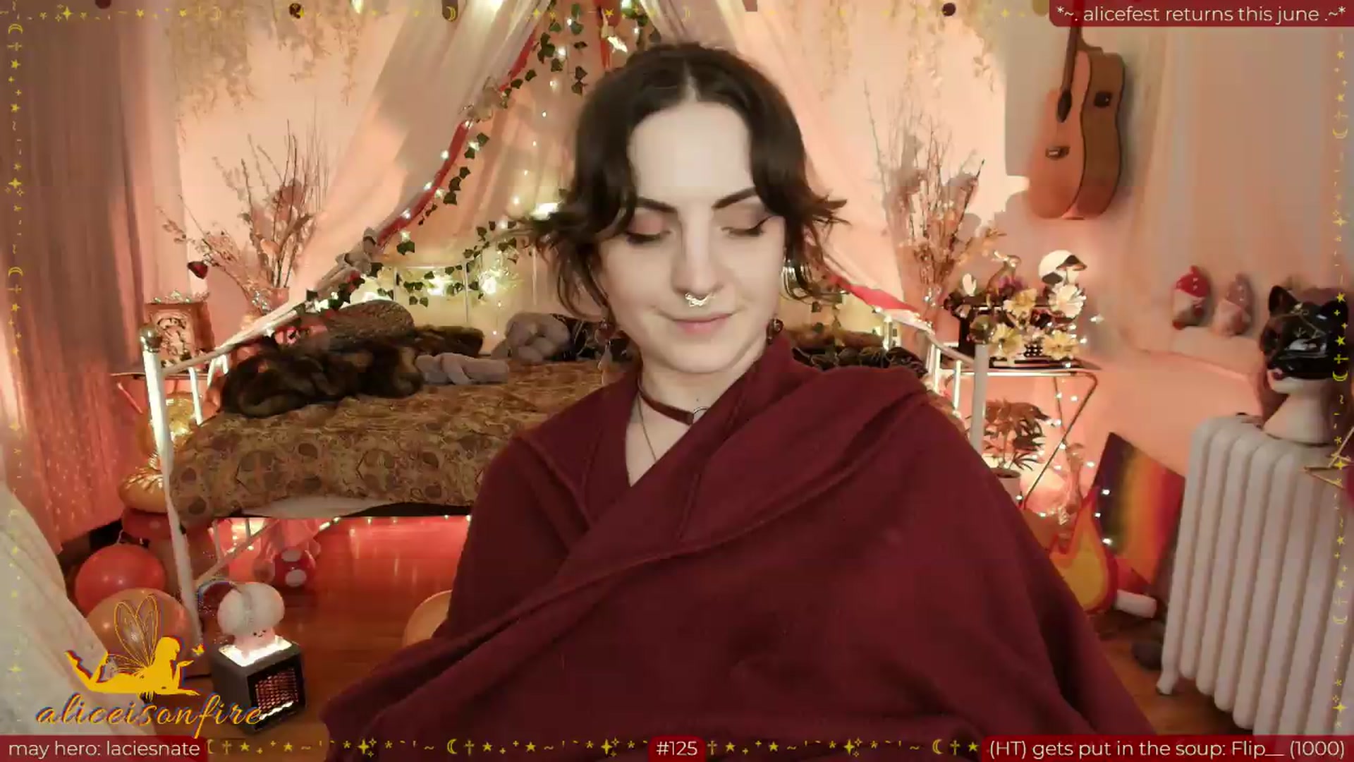 Gallery image thumbnail from aliceisonfire's myfreecams stream on, 05/19/2026, 10:48 image 14 of 20