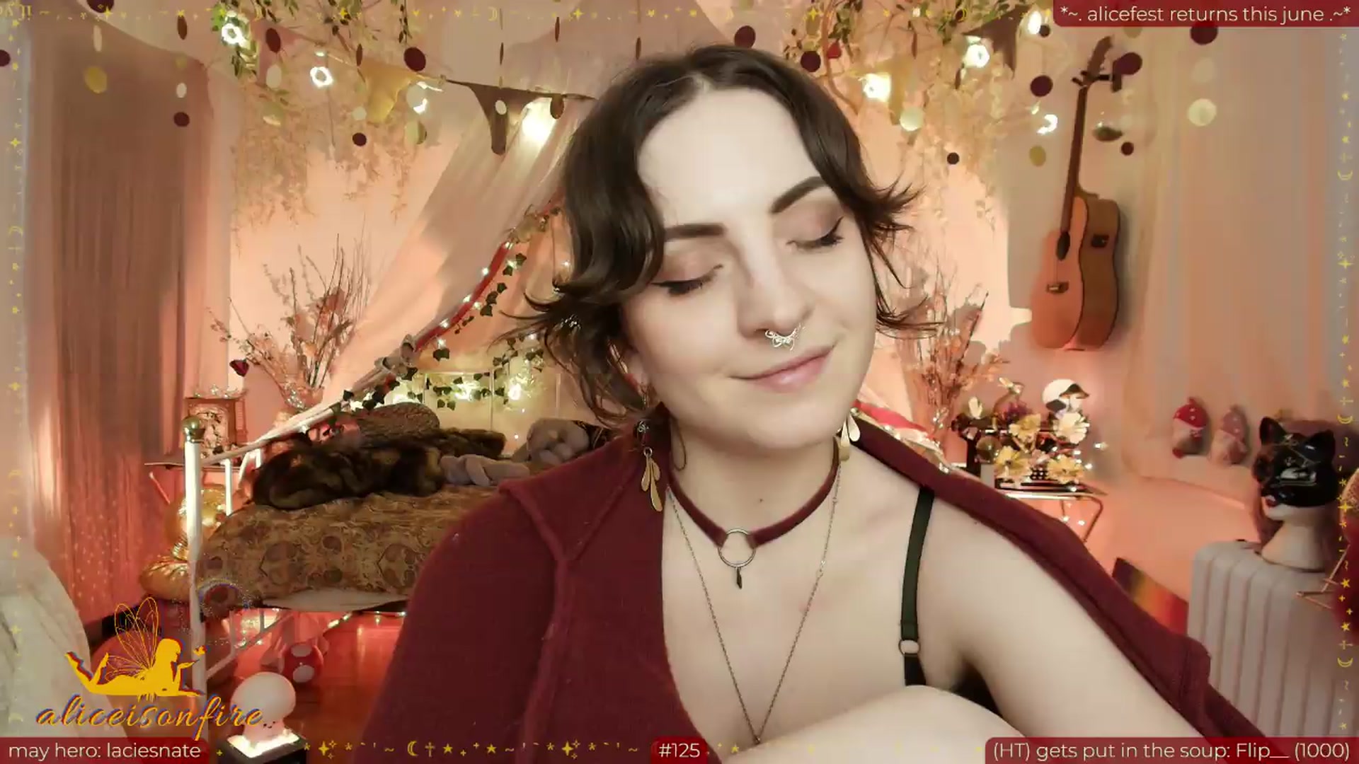 Gallery image thumbnail from aliceisonfire's myfreecams stream on, 05/19/2026, 10:48 image 20 of 20