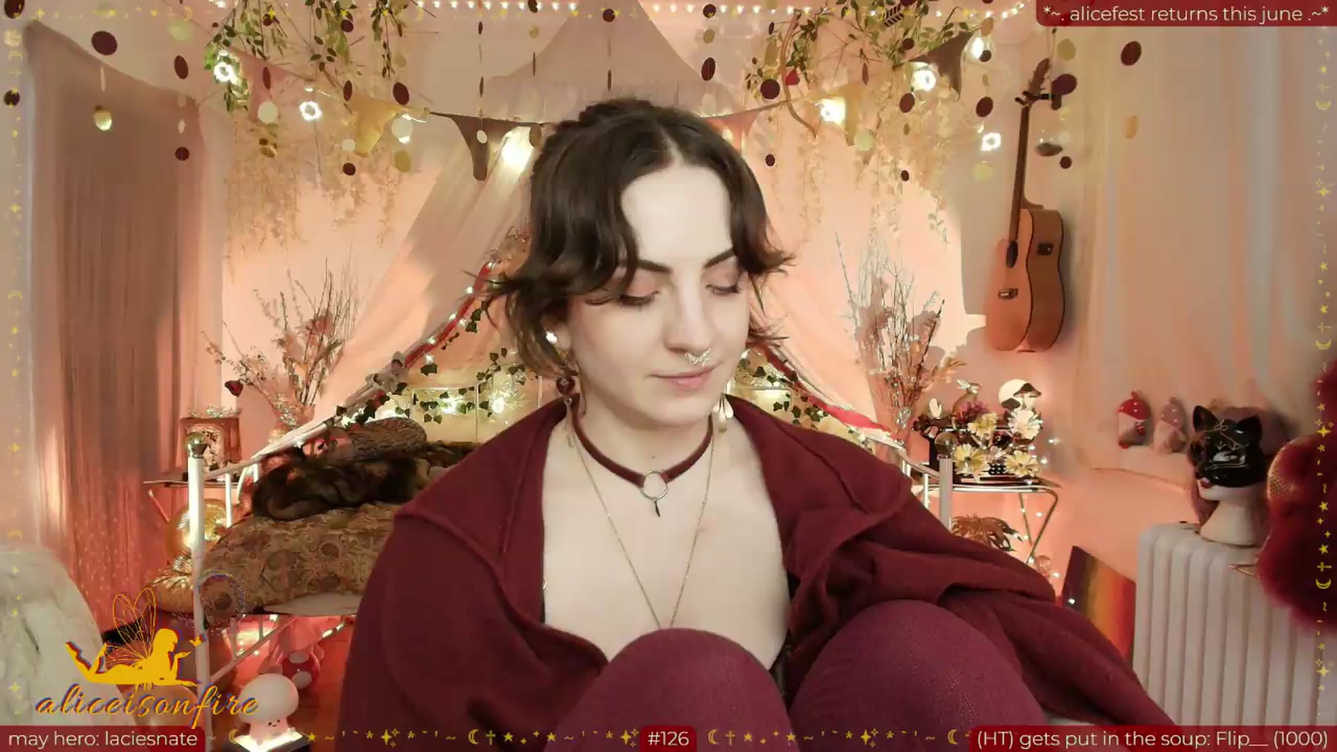 Gallery image thumbnail from aliceisonfire's myfreecams stream on, 05/19/2026, 10:48 image 10 of 20