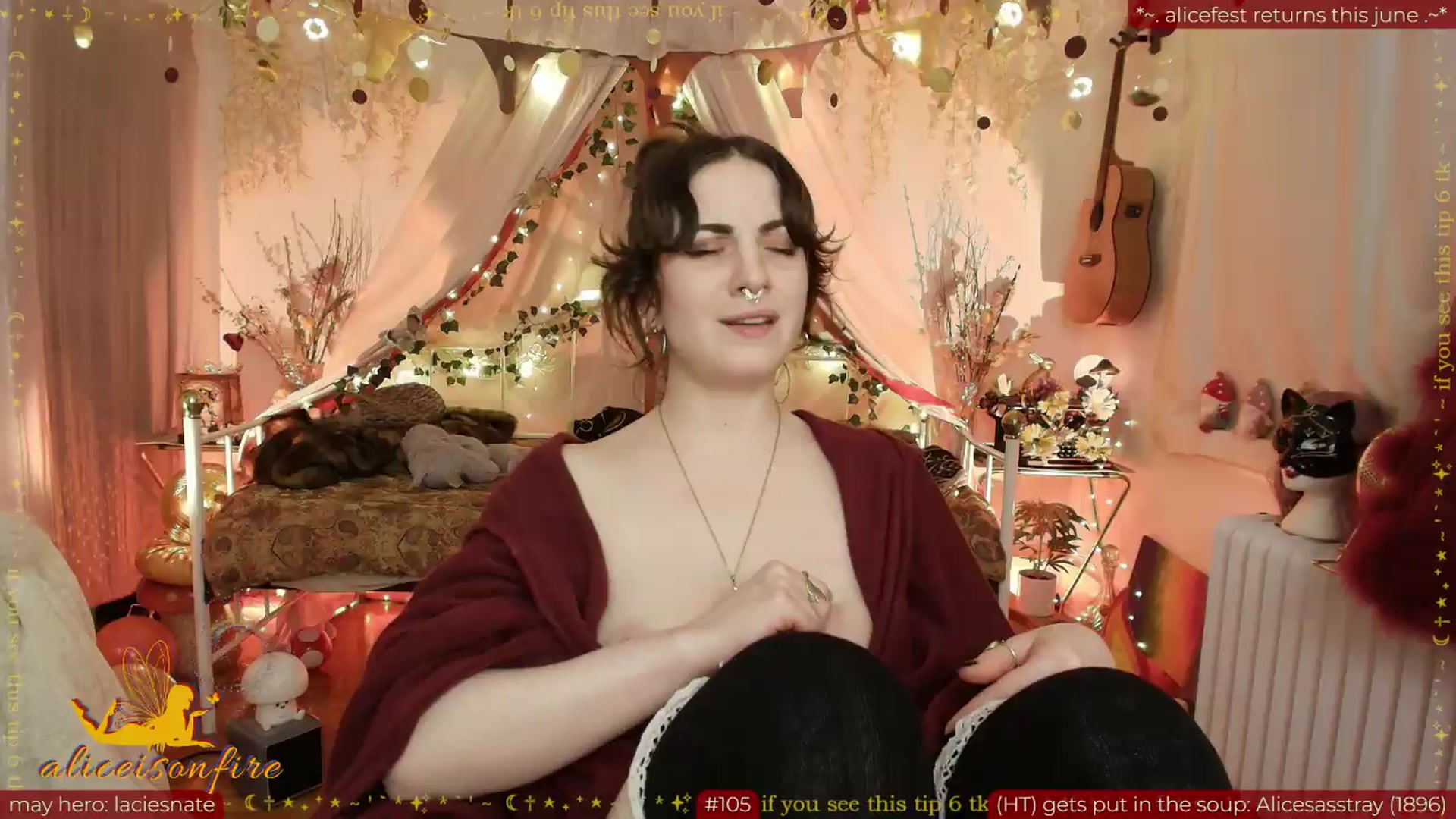 Gallery image thumbnail from aliceisonfire's myfreecams stream on, 05/20/2026, 11:10 image 14 of 20