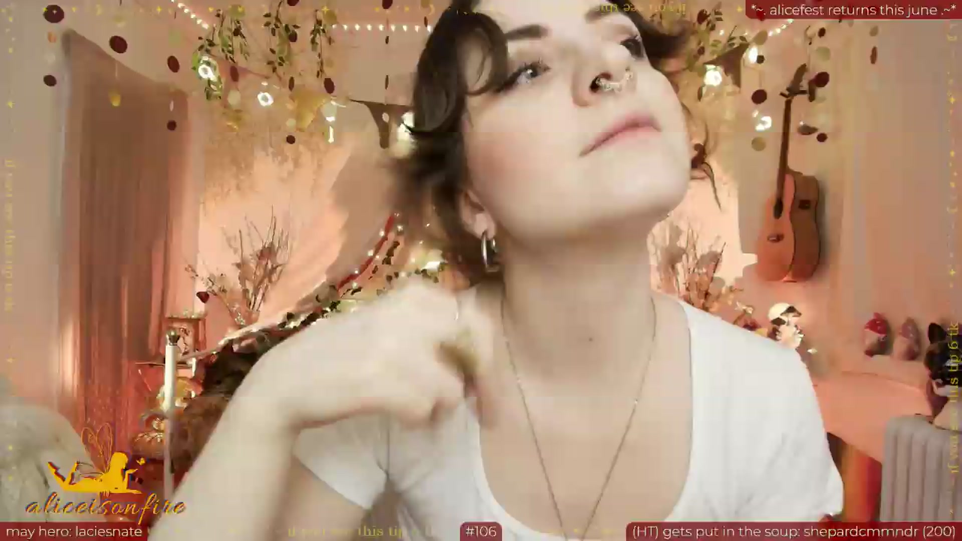 Gallery image thumbnail from aliceisonfire's myfreecams stream on, 05/21/2026, 10:05 image 4 of 20