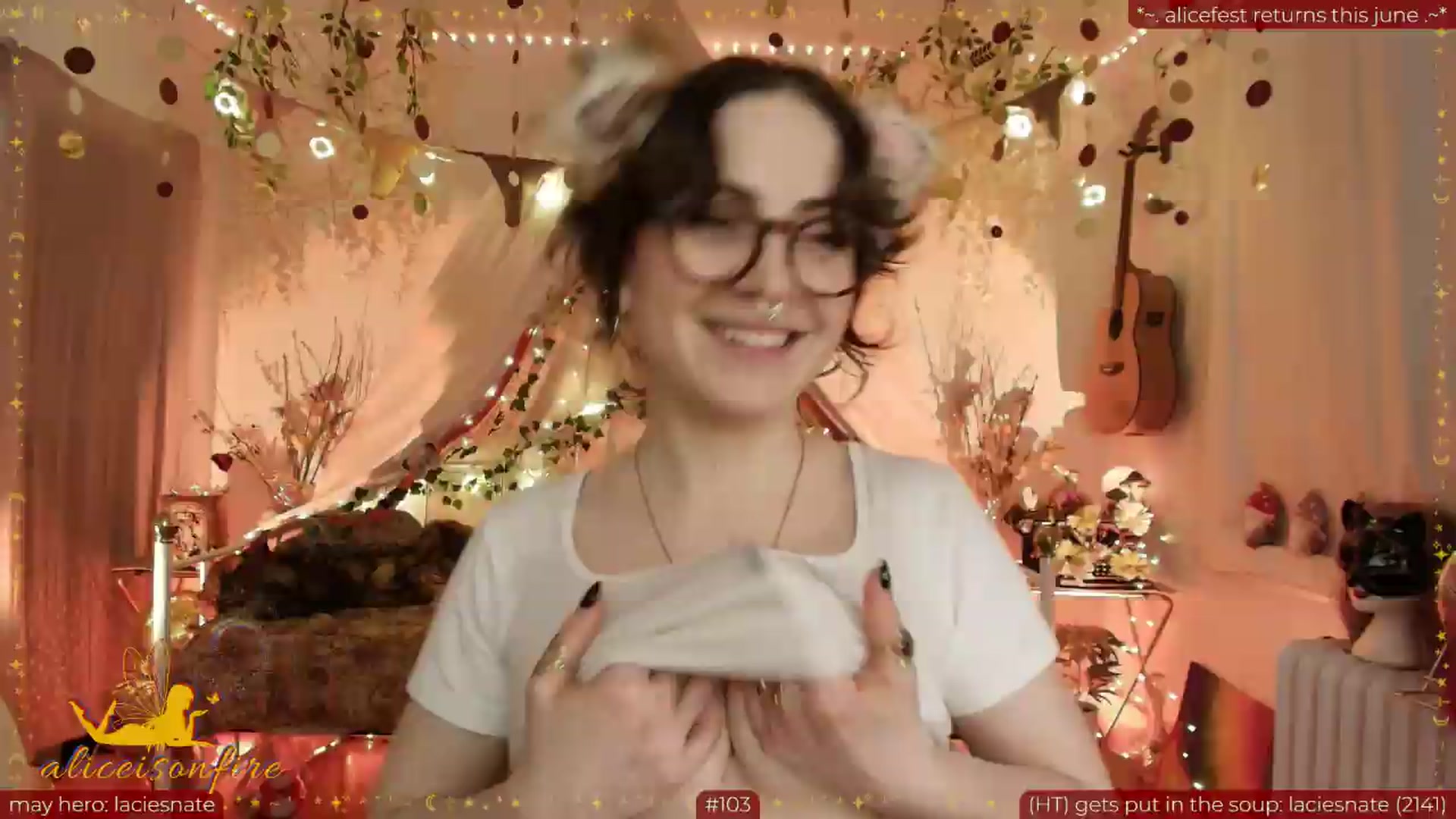 Gallery image thumbnail from aliceisonfire's myfreecams stream on, 05/21/2026, 12:09 image 8 of 20