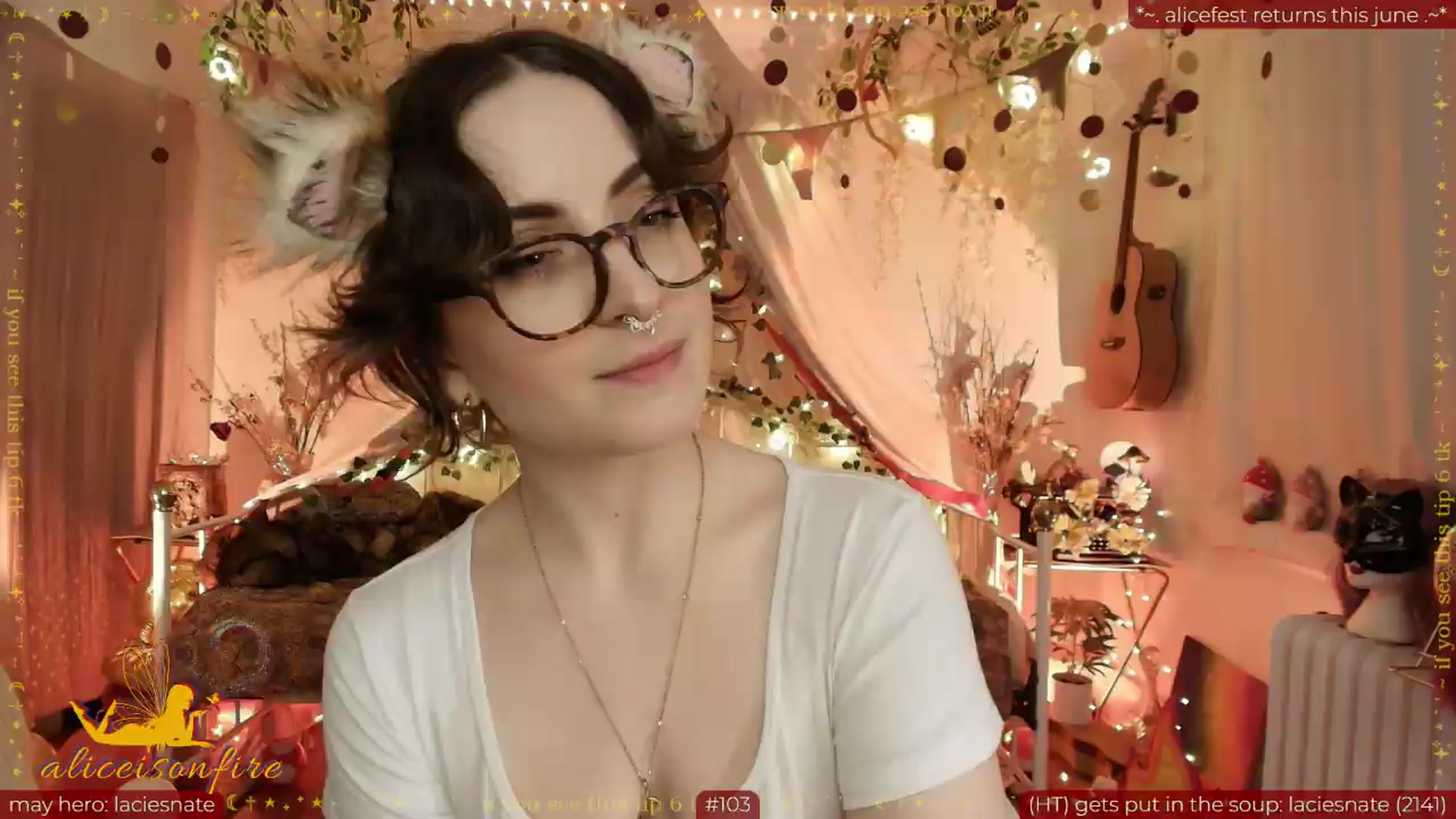 Gallery image thumbnail from aliceisonfire's myfreecams stream on, 05/21/2026, 12:09 image 6 of 20