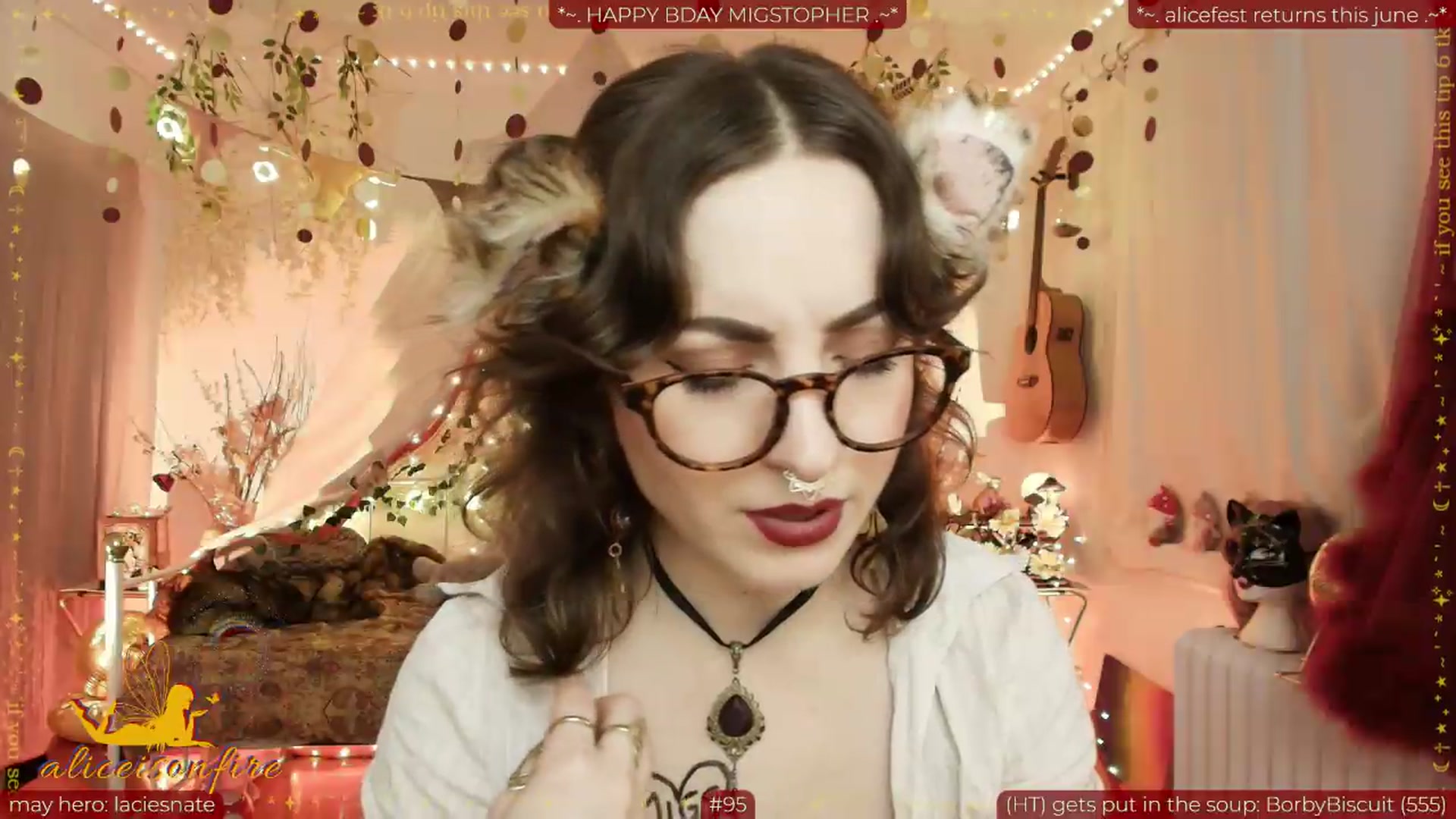 Gallery image thumbnail from aliceisonfire's myfreecams stream on, 05/23/2026, 08:44 image 9 of 20