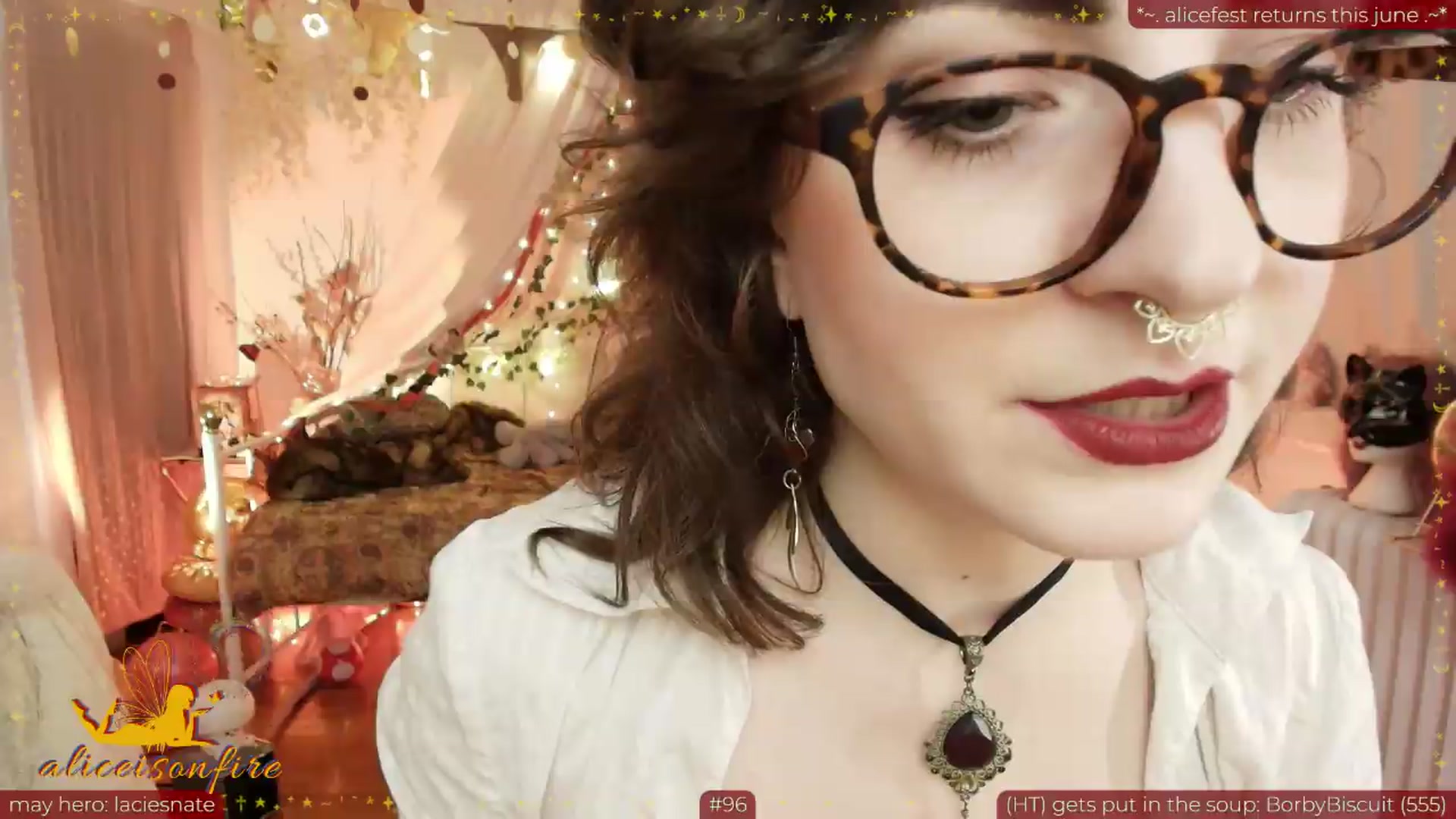 Gallery image thumbnail from aliceisonfire's myfreecams stream on, 05/23/2026, 08:44 image 2 of 20