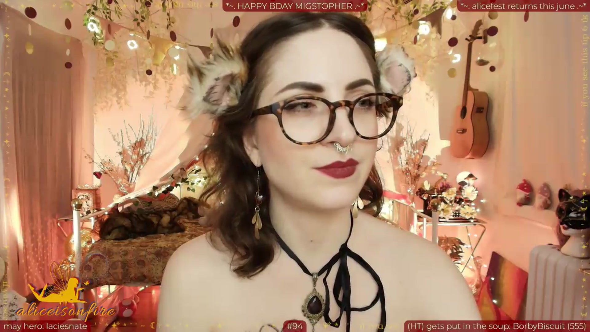 Gallery image thumbnail from aliceisonfire's myfreecams stream on, 05/23/2026, 12:54 image 9 of 20