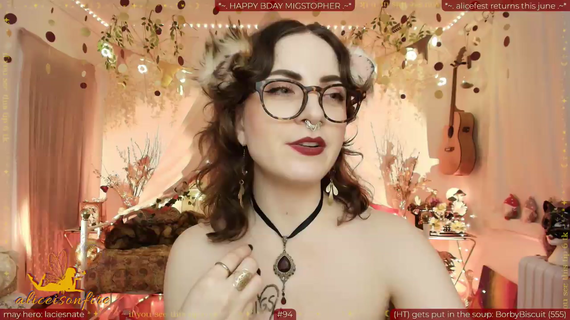 Gallery image thumbnail from aliceisonfire's myfreecams stream on, 05/23/2026, 12:54 image 6 of 20